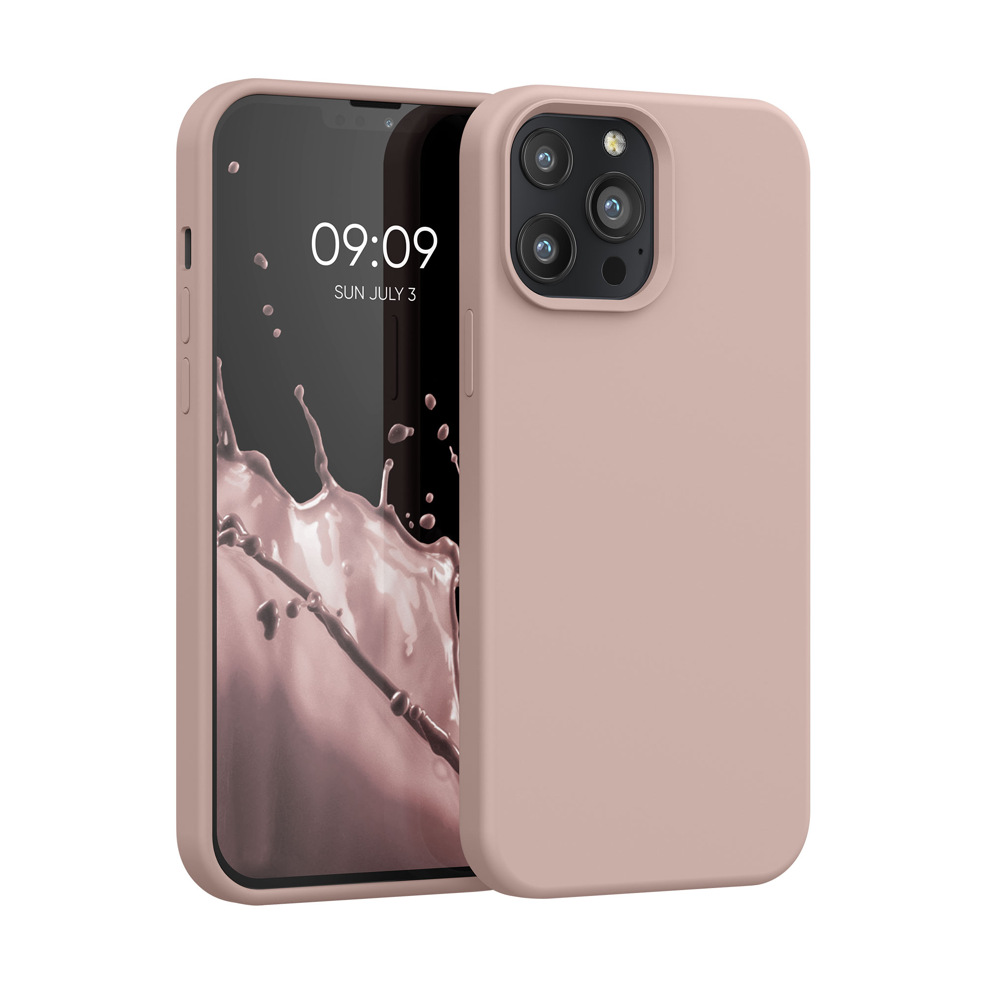 Kryt kwmobile soft-touch iPhone 13 Pro Max růžová