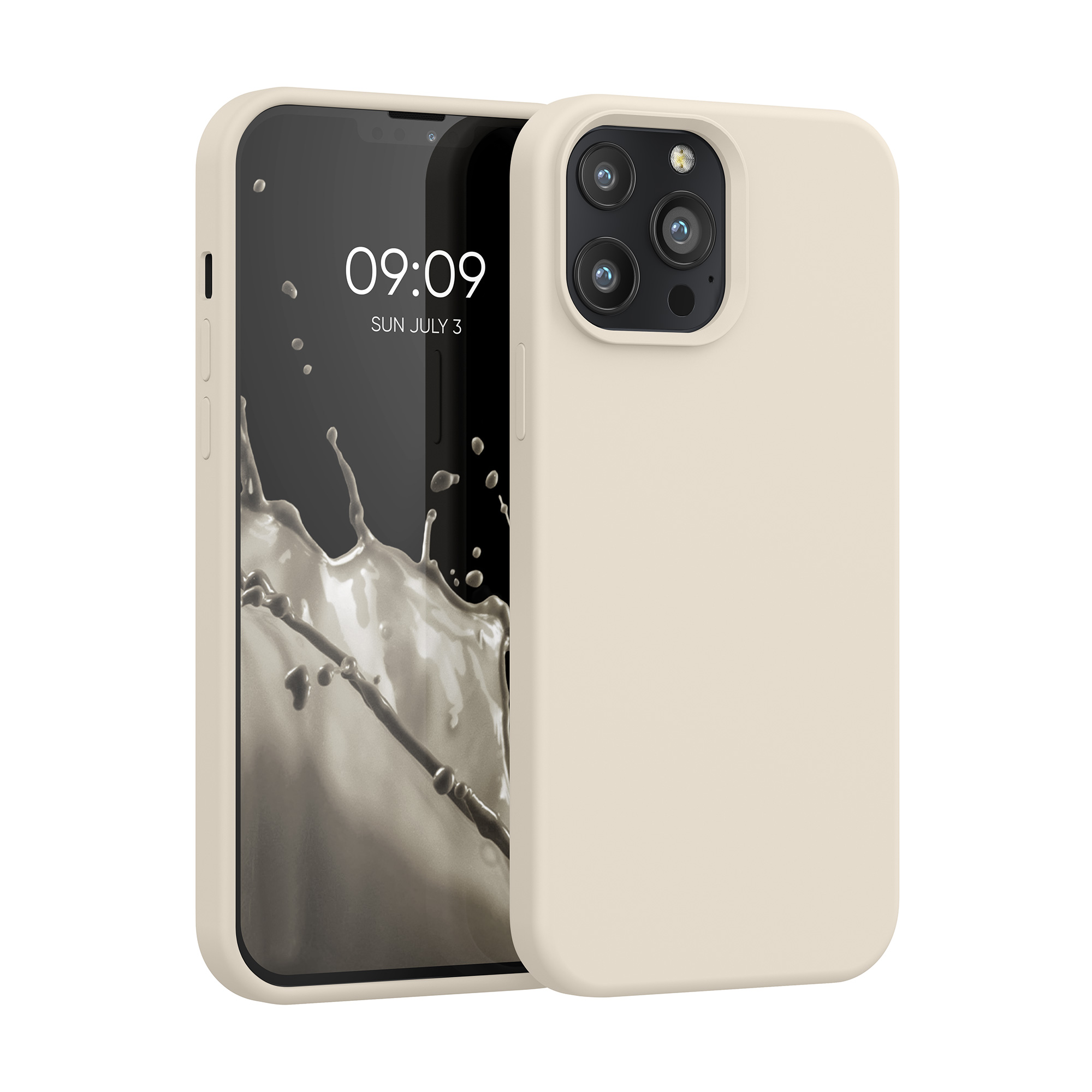 Kryt kwmobile soft-touch iPhone 13 Pro Max Cream