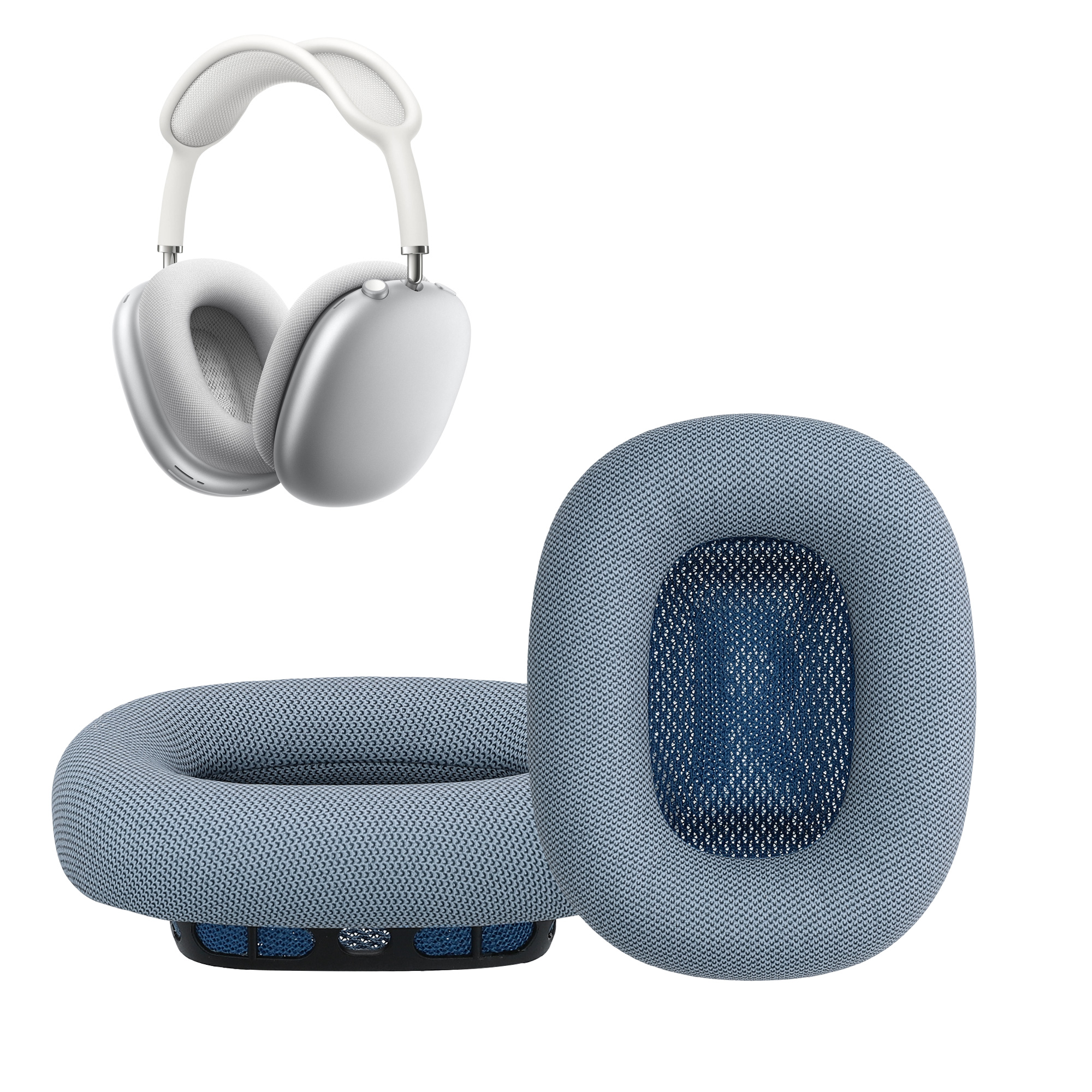 Náhradní náušníky pro Apple AirPods Max / AirPods Max 2 kwmobile - modrá