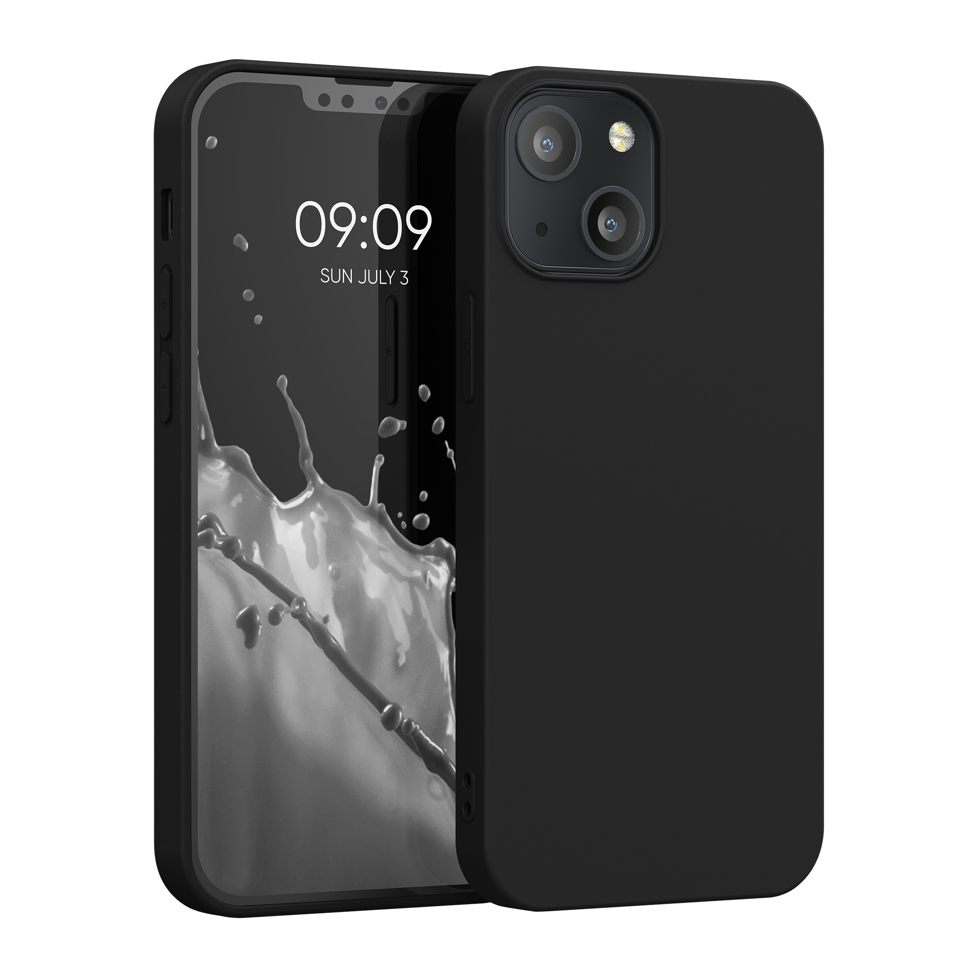 Kryt kwmobile TPU silikonový iPhone 13 mini matná černá