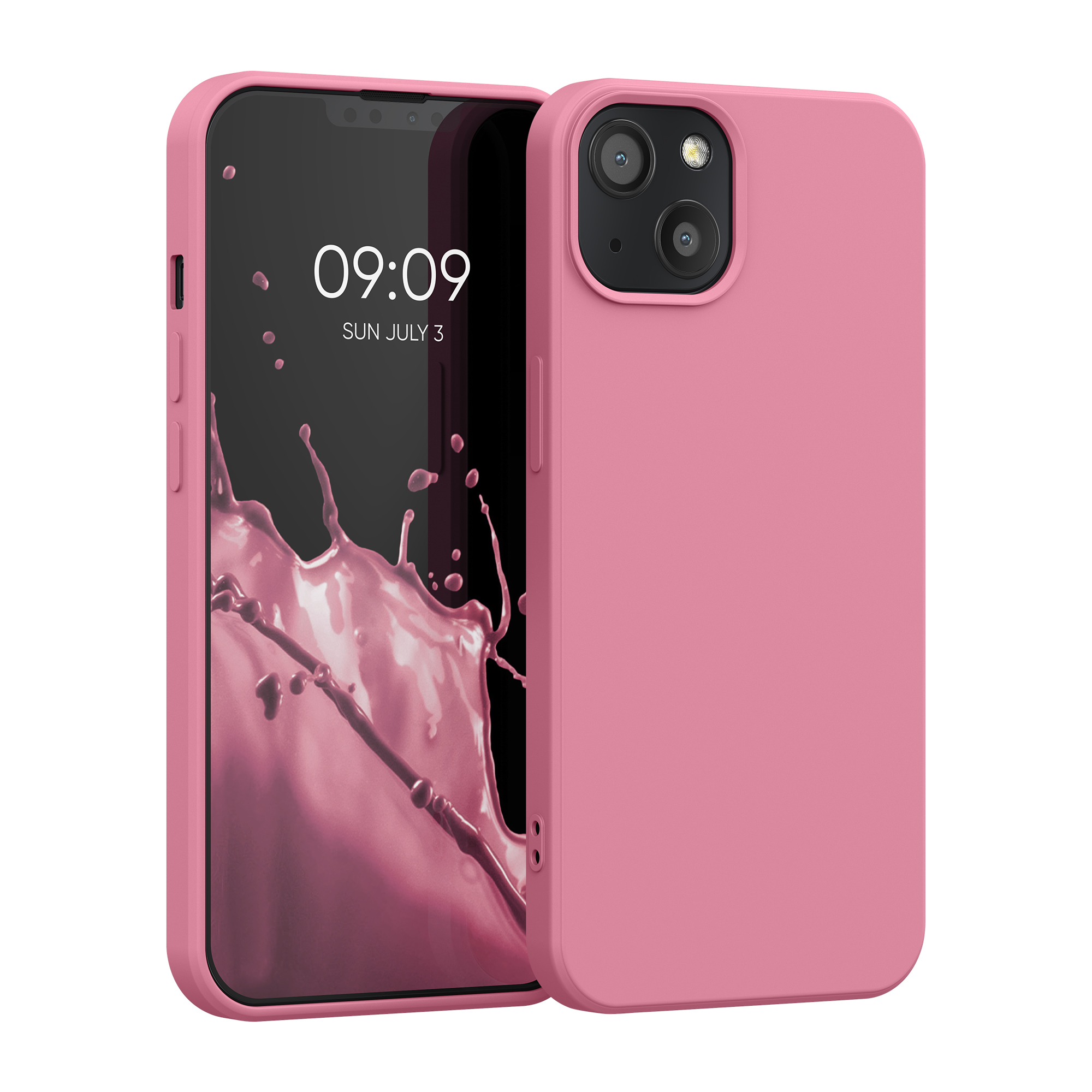 Silikonový kryt kwmobile pro iPhone 13 - Sweet Candy