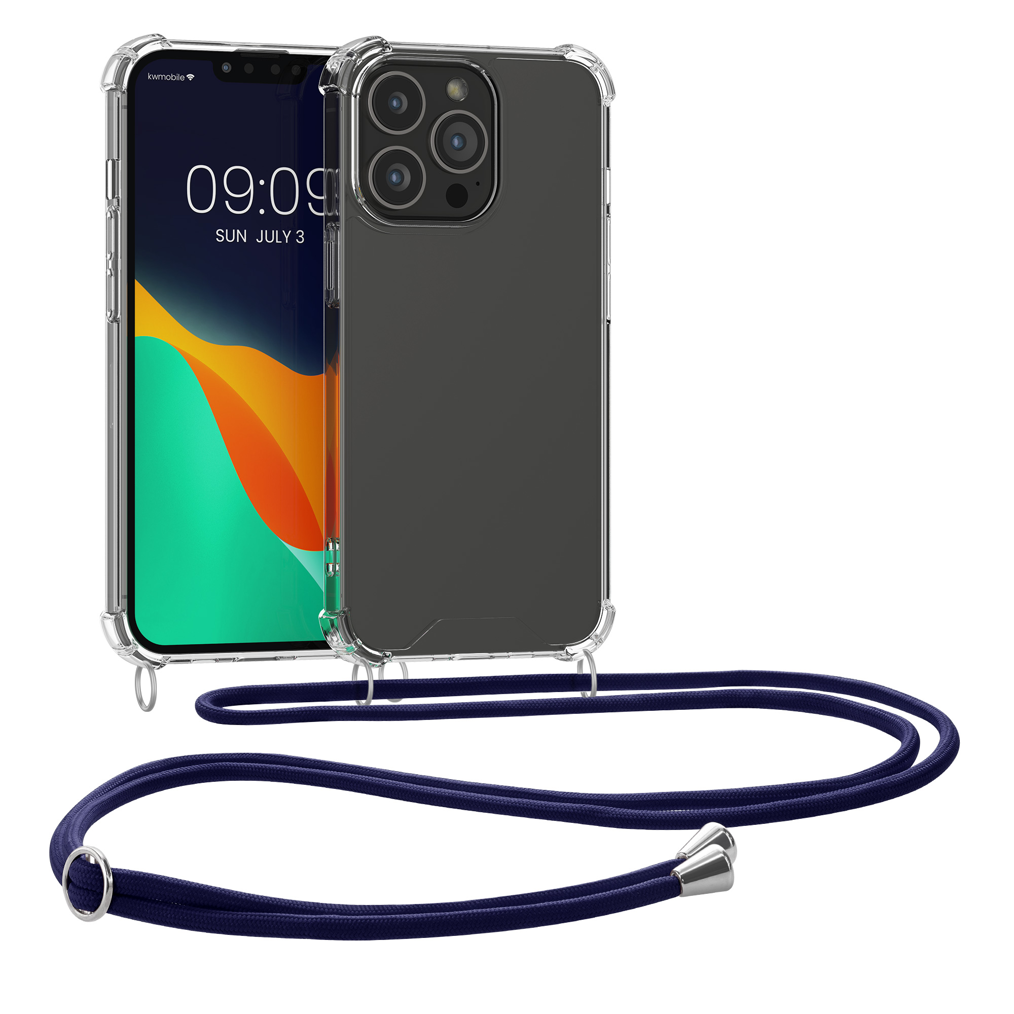 Kryt kwmobile TPU silikonový iPhone 13 Pro transparentní