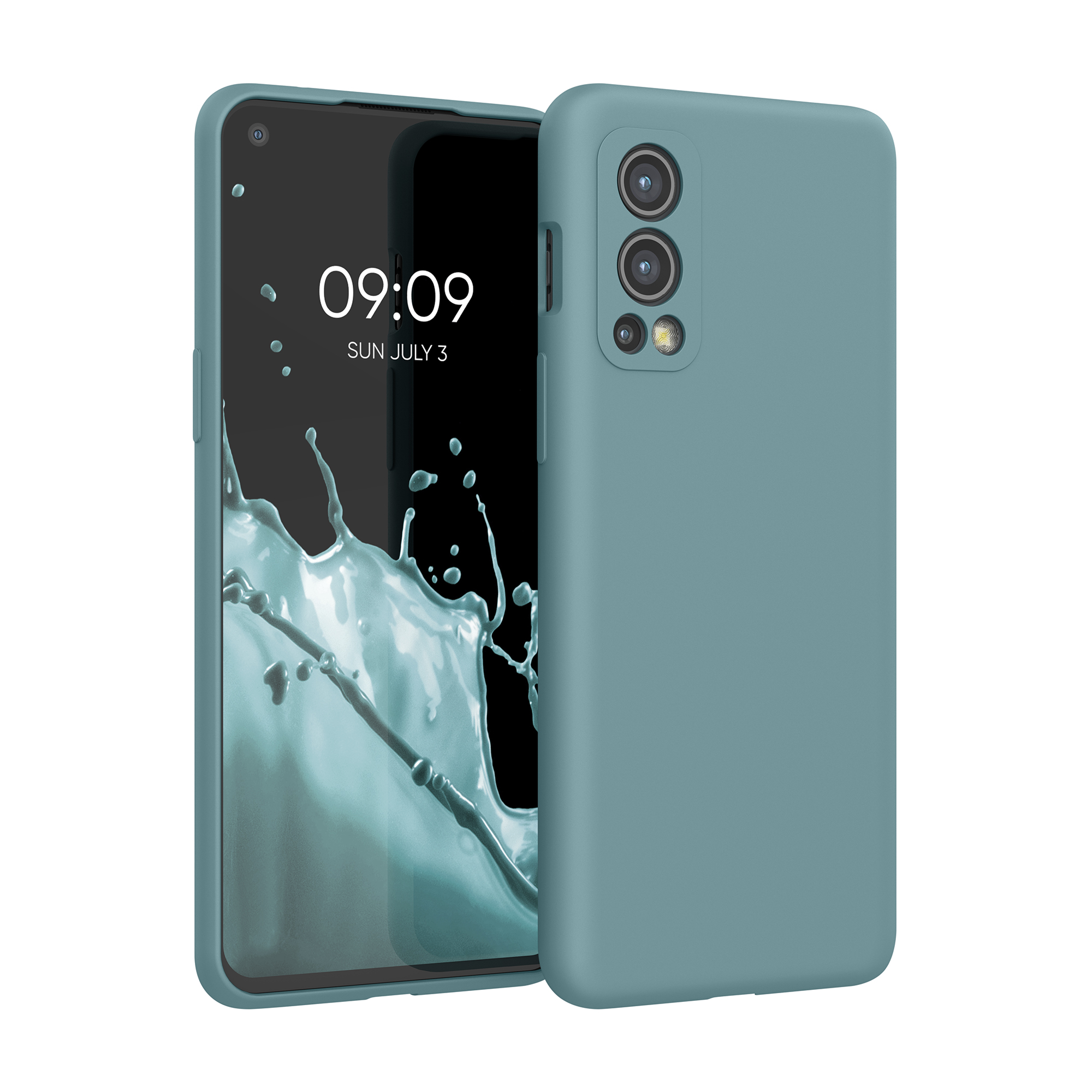 Pouzdro pro OnePlus Nord 2 5G kwmobile silikonové - antický kámuži