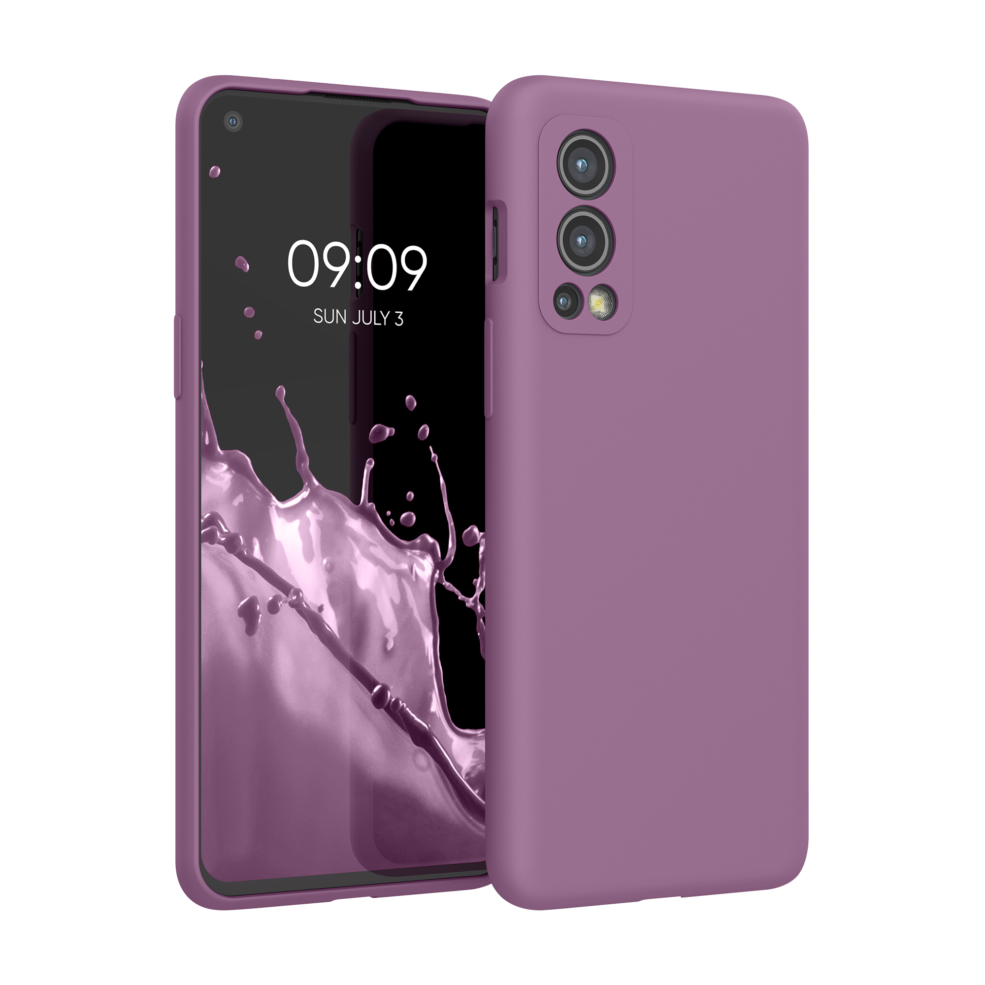 Kwmobile Silikonový kryt OnePlus Nord 2 5G orchidejově fialová