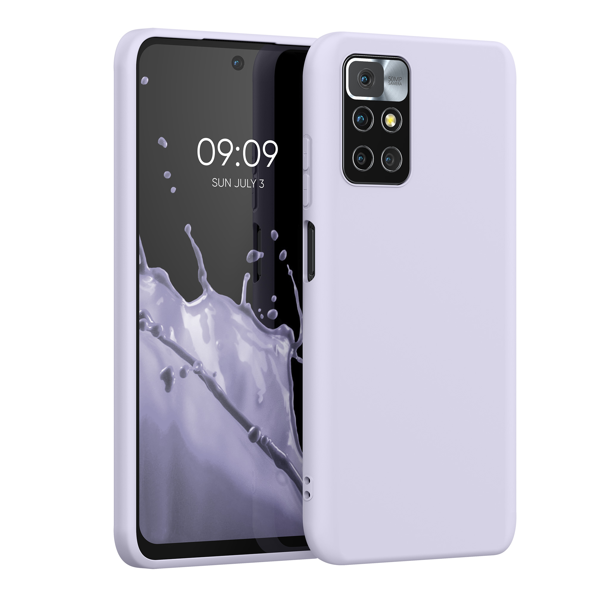Kryt Xiaomi Redmi 10 (2021 silikonový TPU levandulová kwmobile