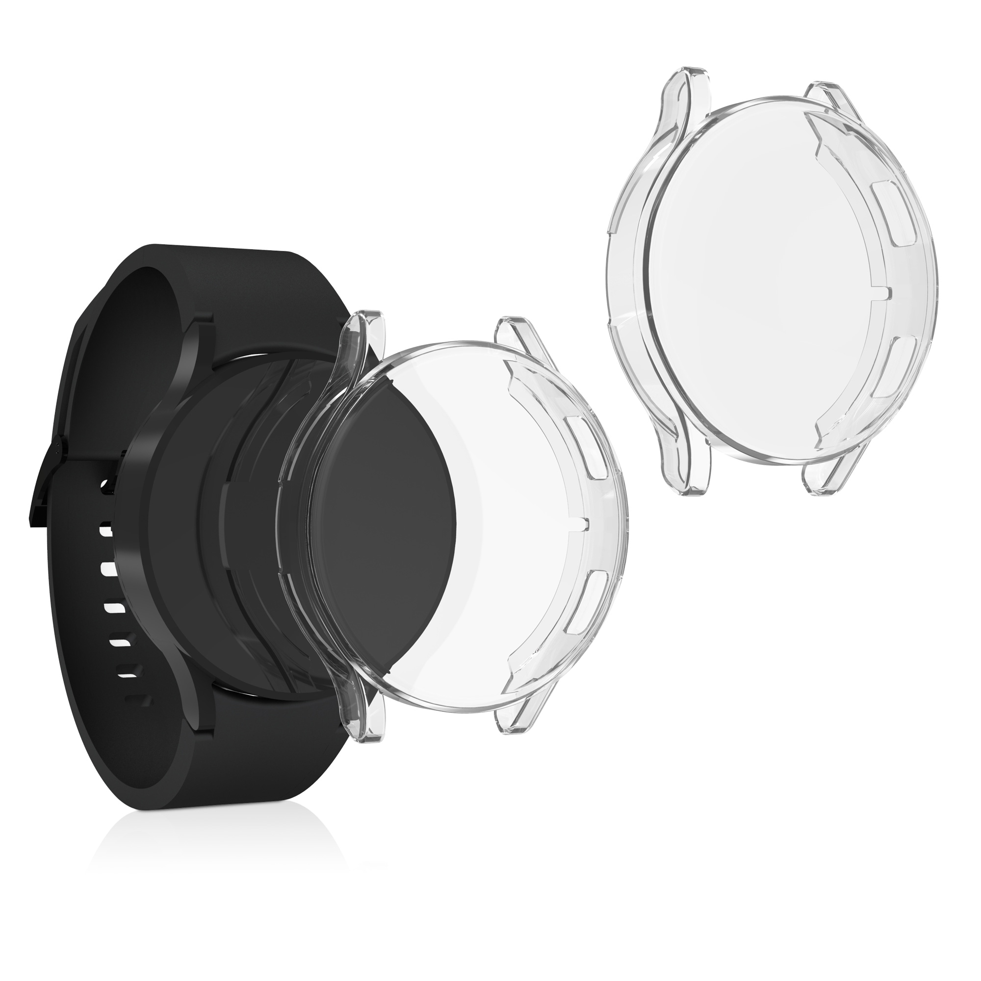 2x Ochranná fólie na hodinky Galaxy Watch 4 (40mm) kwmobile transparentní