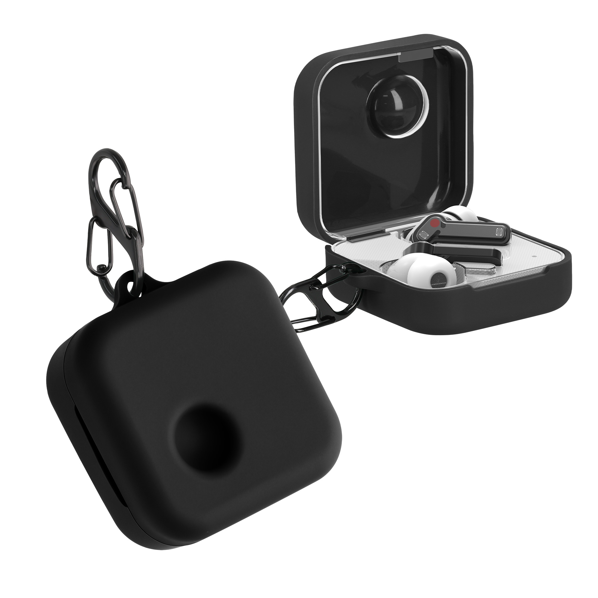 Pouzdro na sluchátka kwmobile pro Nothing Ear (1), černá