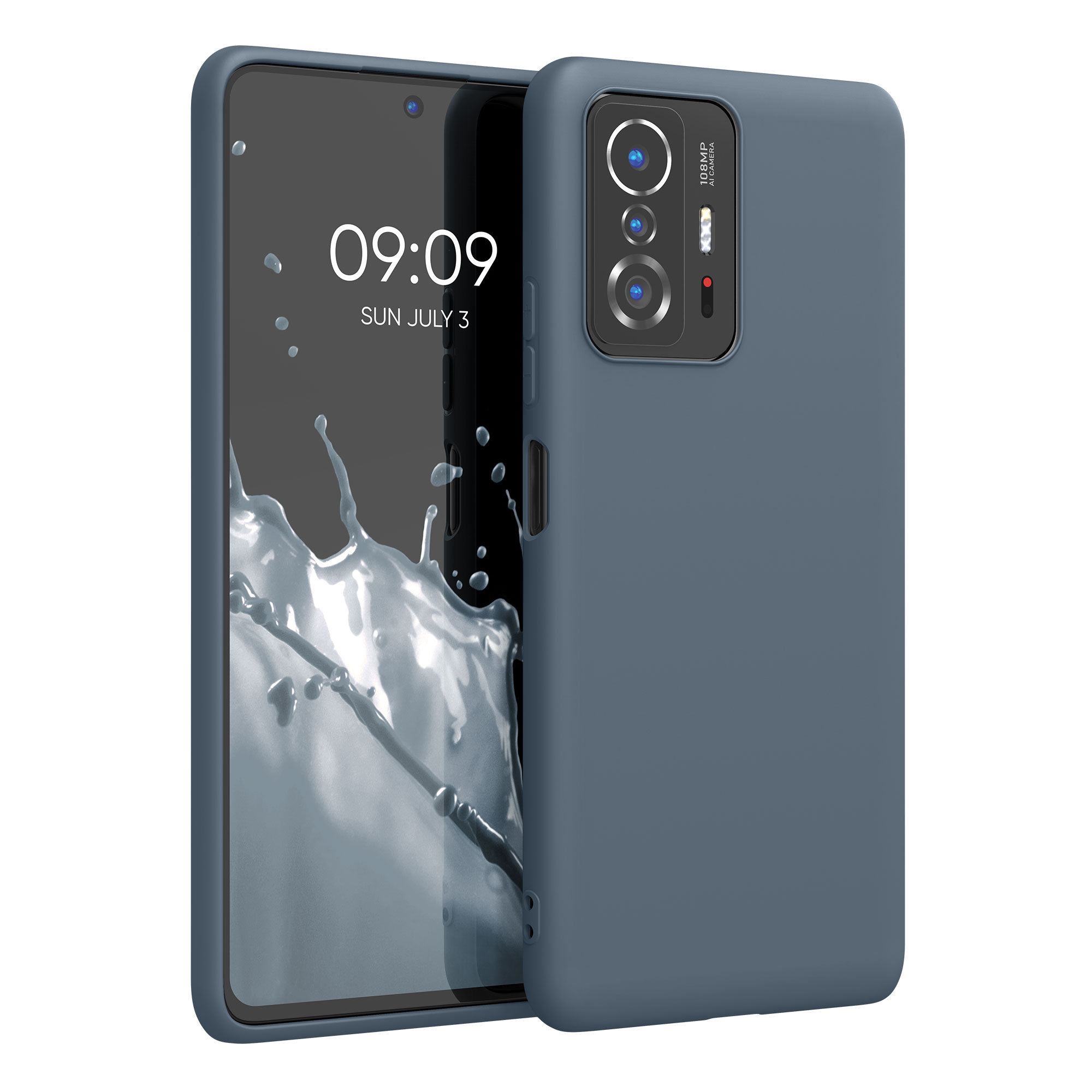 Kryt na mobil Xiaomi 11T / 11T Pro kwmobile TPU tmavě šedý