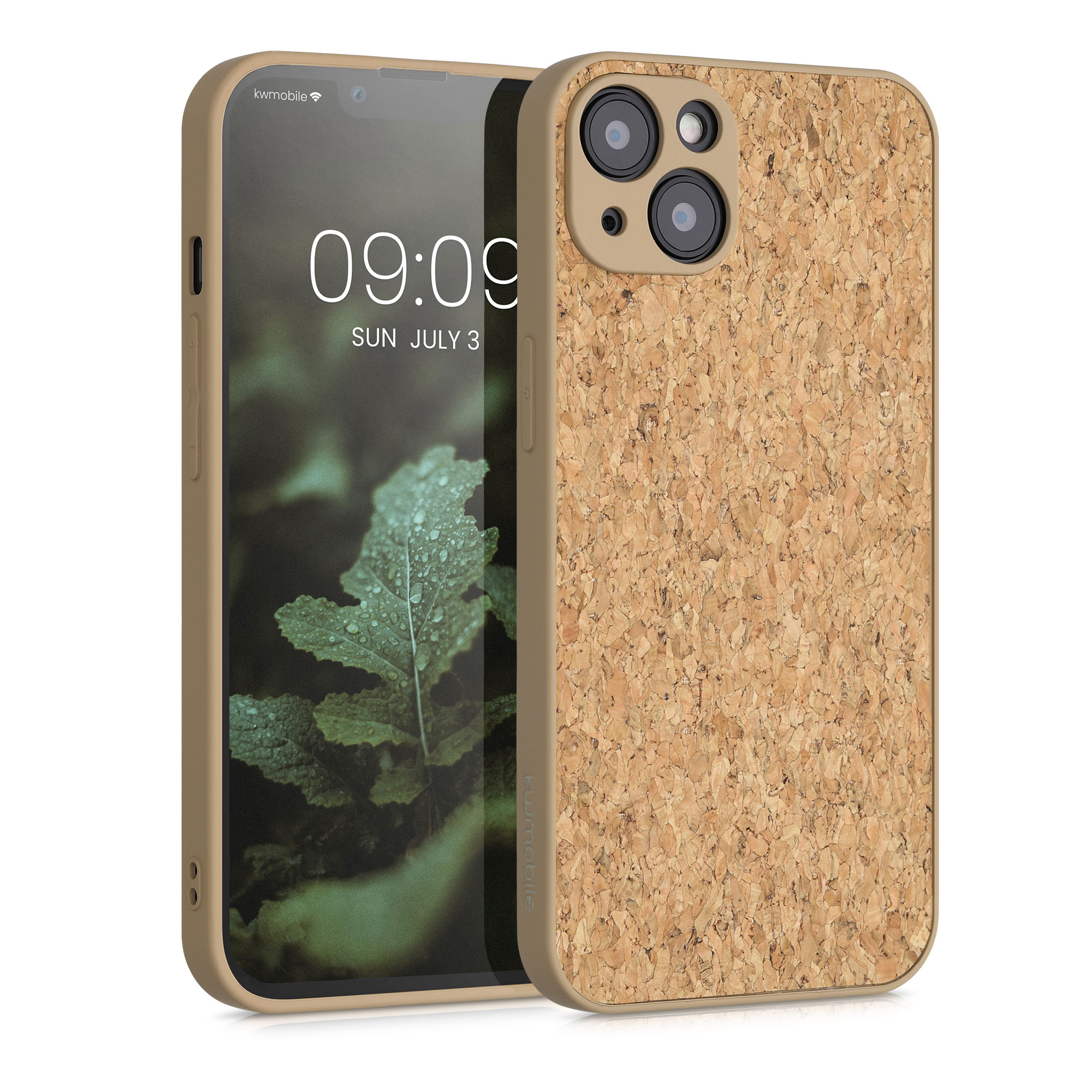 Kryt kwmobile korek iPhone 13 světle hnědá