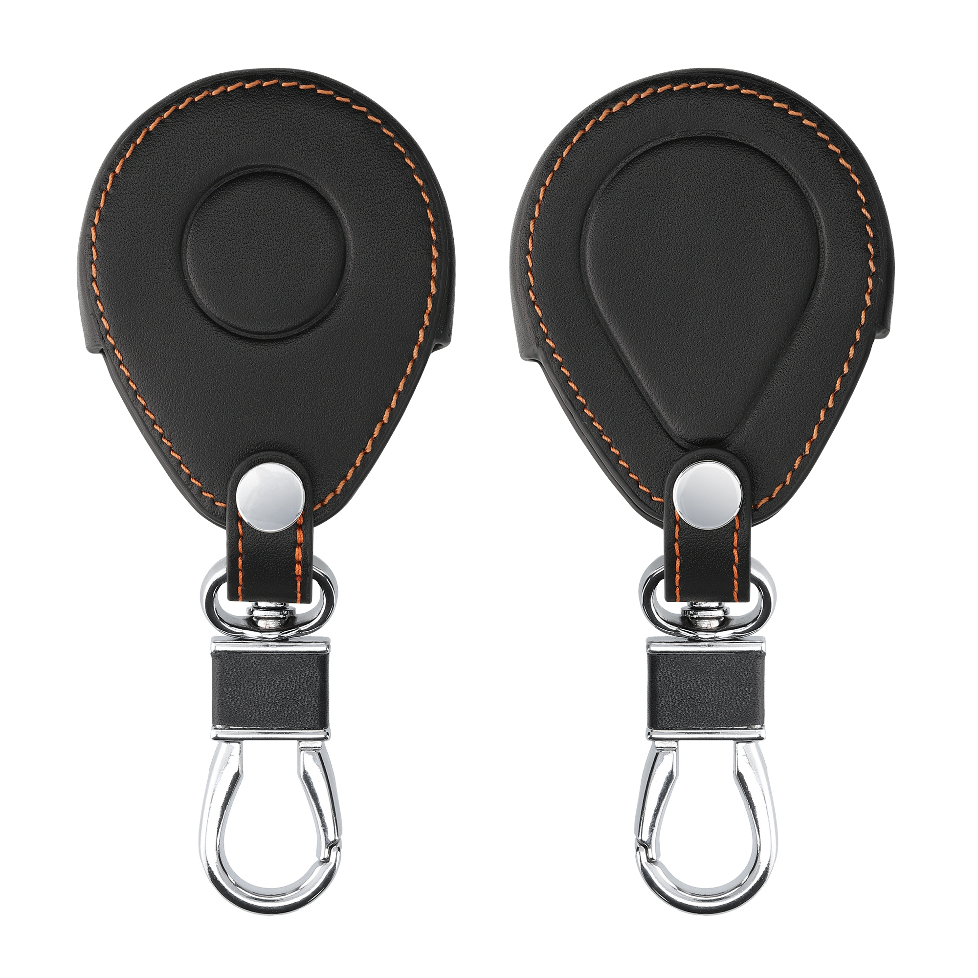 Pouzdro na klíč od motorky kwmobile pro Harley Davidson Motorcycle Key - neonově oranžová / černá