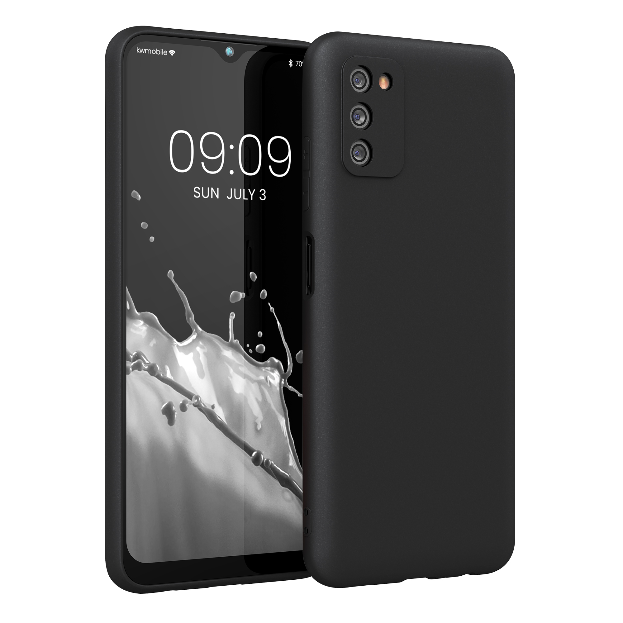 Kryt na mobil Samsung Galaxy A03s kwmobile TPU matně černý