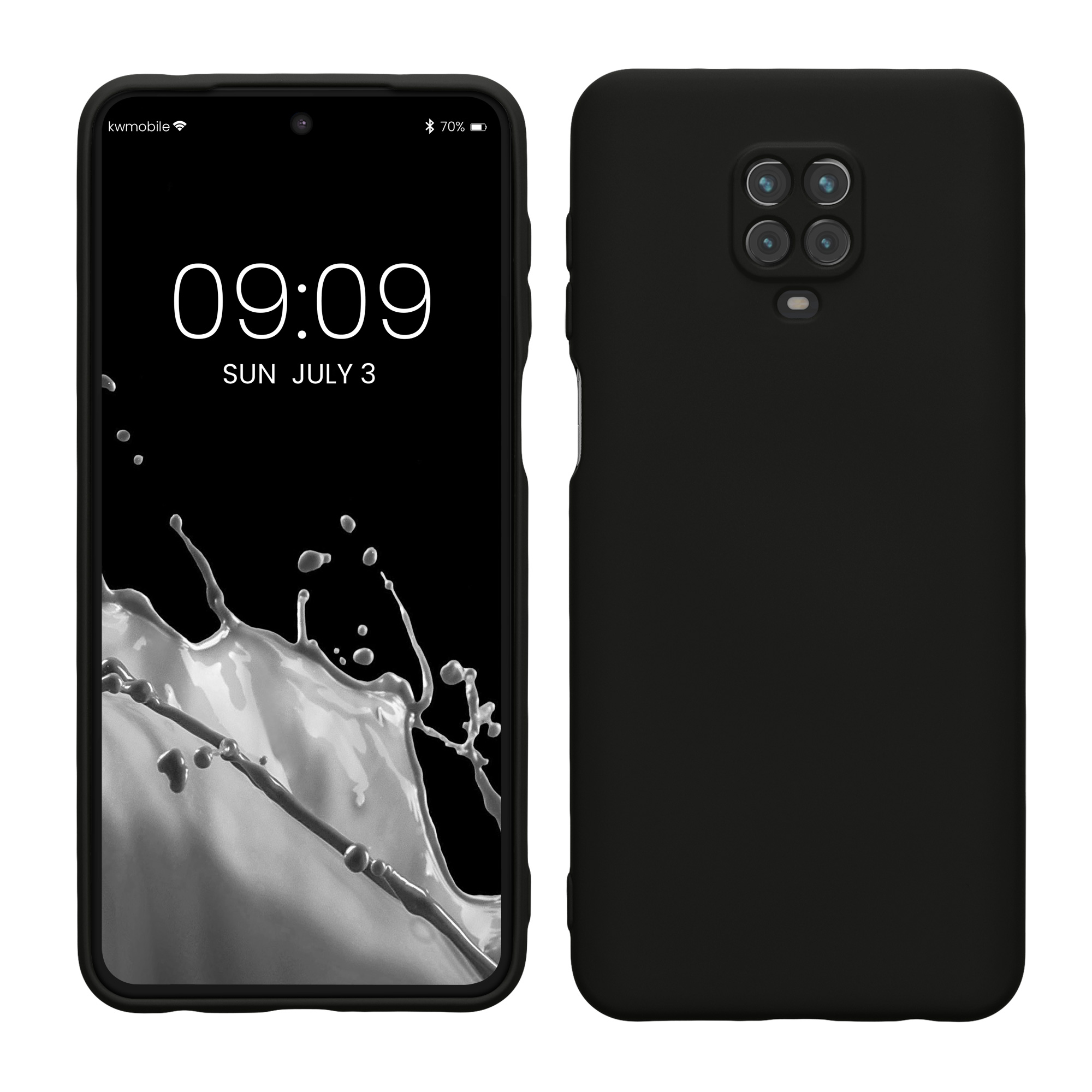 TPU kryt kwmobile pro Xiaomi Redmi Note 9S / 9 Pro / 9 Pro Max - černá