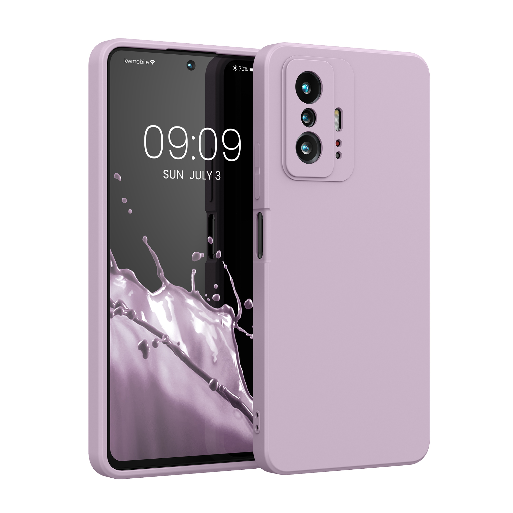 Kryt na mobil Xiaomi 11T / 11T Pro kwmobile TPU lila