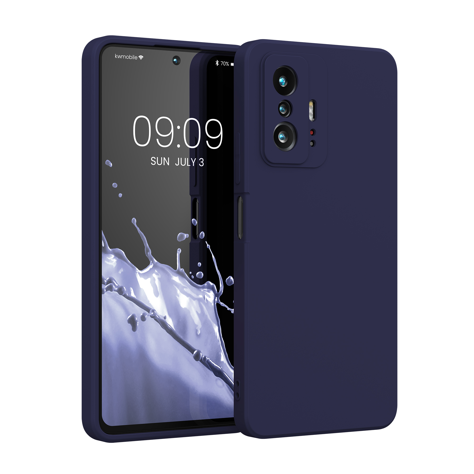 Kryt na mobil Xiaomi 11T / 11T Pro kwmobile TPU hluboký oceán