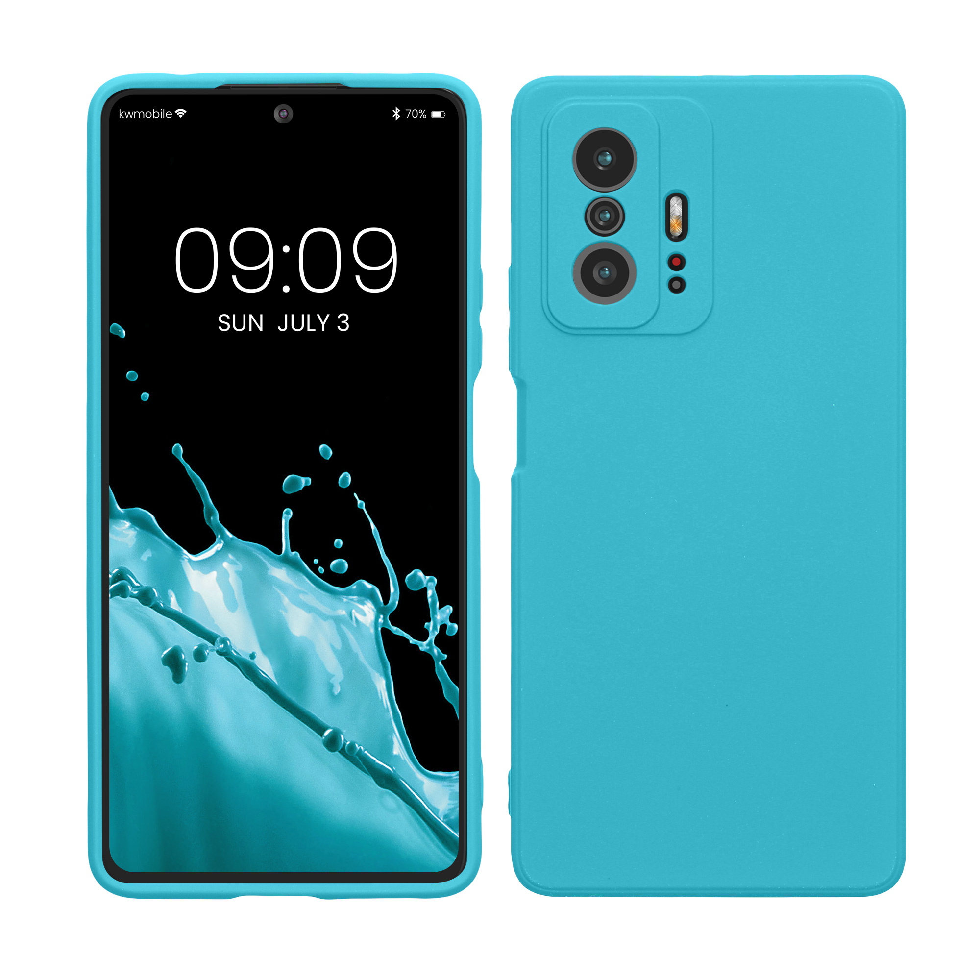Kryt na mobil Xiaomi 11T / 11T Pro kwmobile TPU chladný ledovec