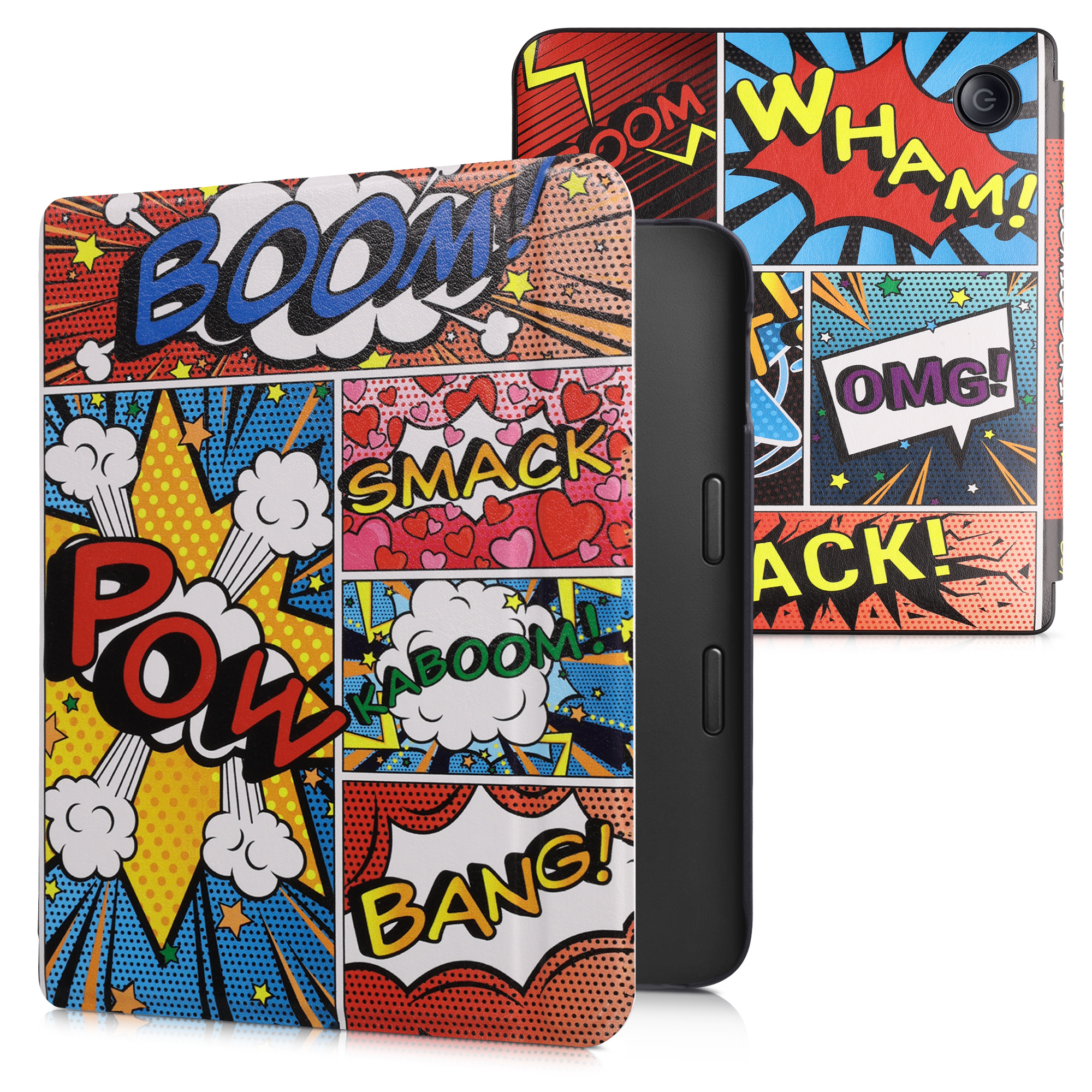 kwmobile pouzdro na čtečku Kobo Libra 2, Comic Book Symbols with vícebarevná