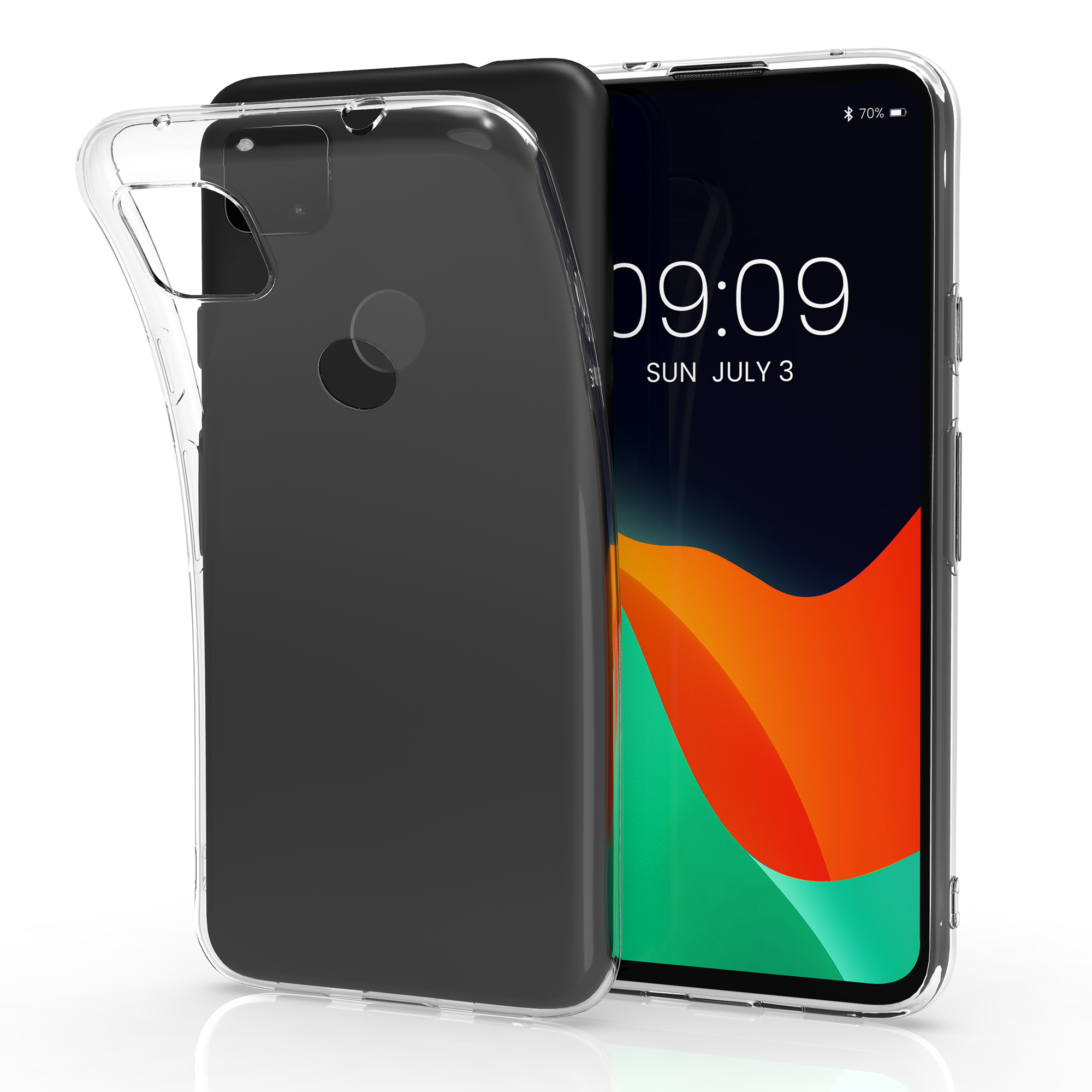 Zadní kryt kwmobile pro Google Pixel 4a - transparentní