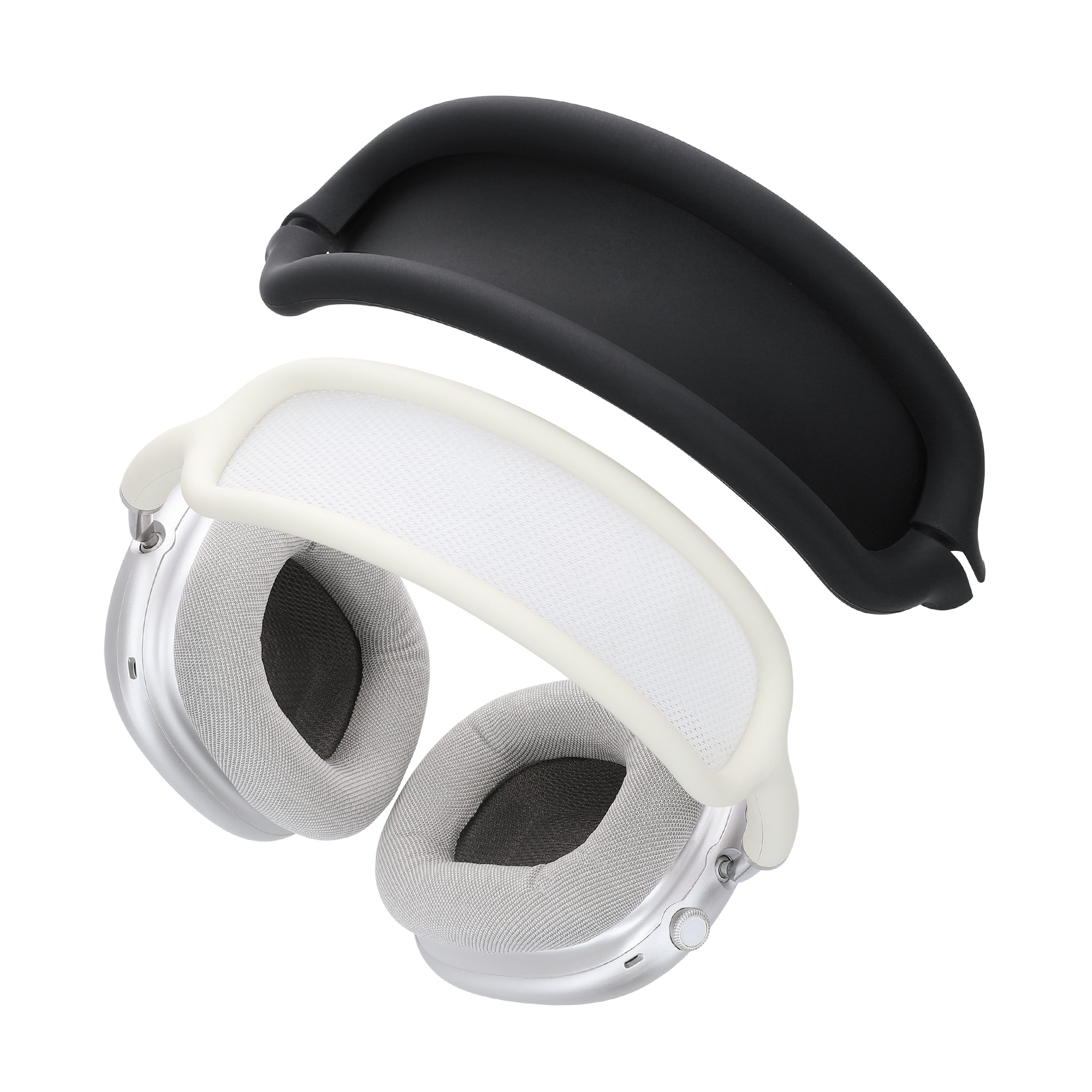 Chránič náhlavního mostu pro Apple AirPods Max / AirPods Max 2 kwmobile silikonové - černá