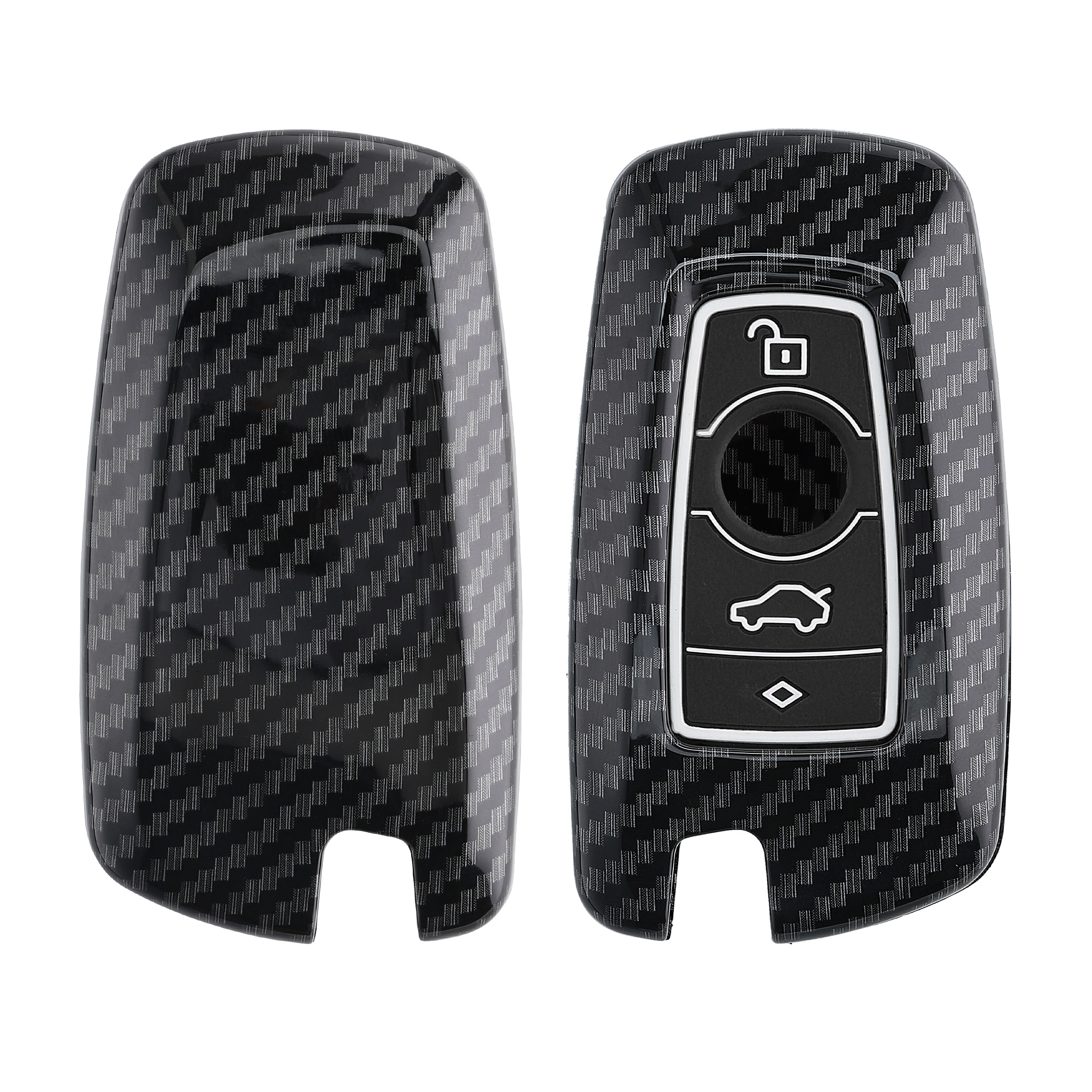Pevné pouzdro na klíč od auta BMW 3 tlačítka Hard Case