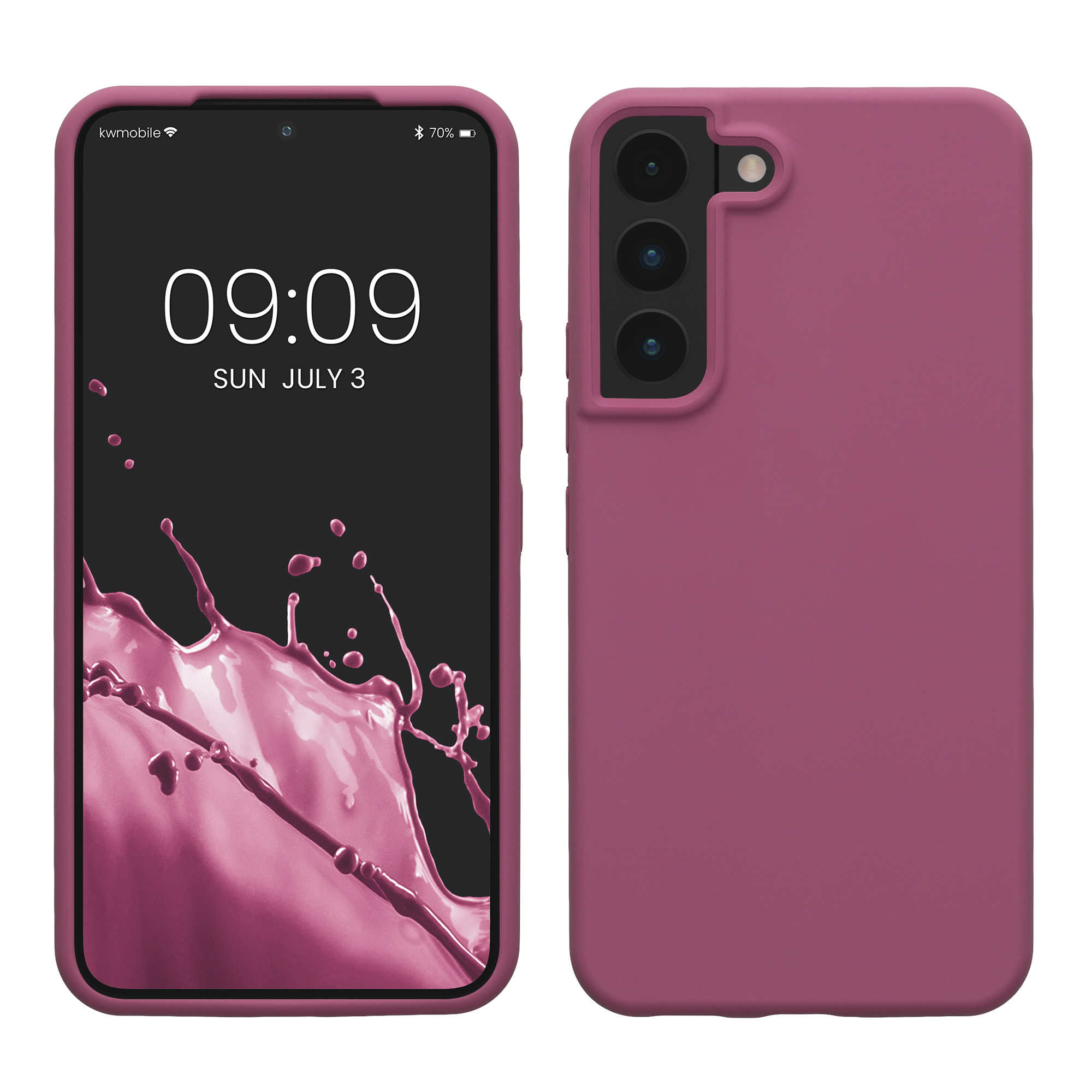 Pouzdro pro Samsung Galaxy S22 kwmobile silikonové - orchidejová fialová