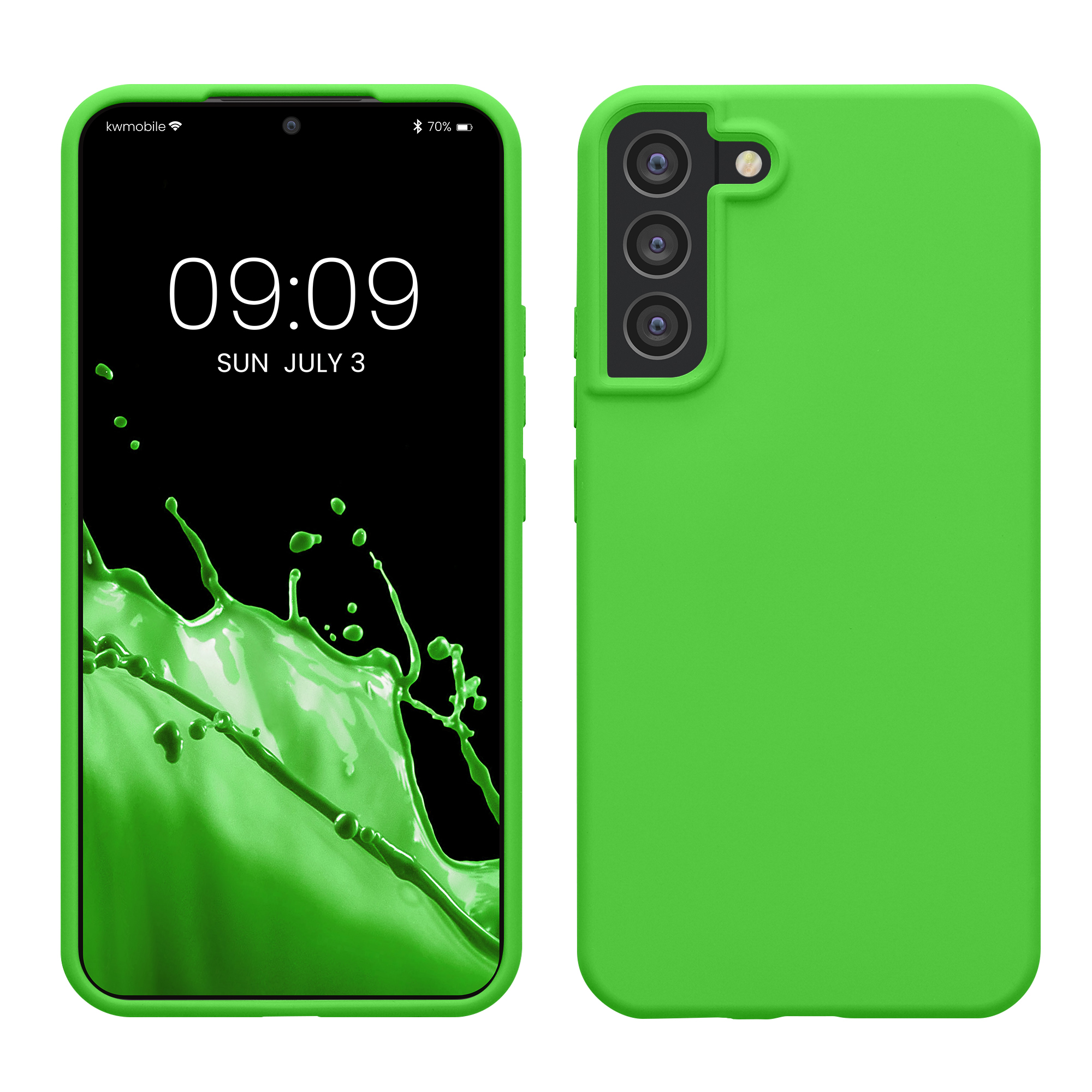 Kryt na mobil Galaxy S22+ kwmobile limetkově zelená