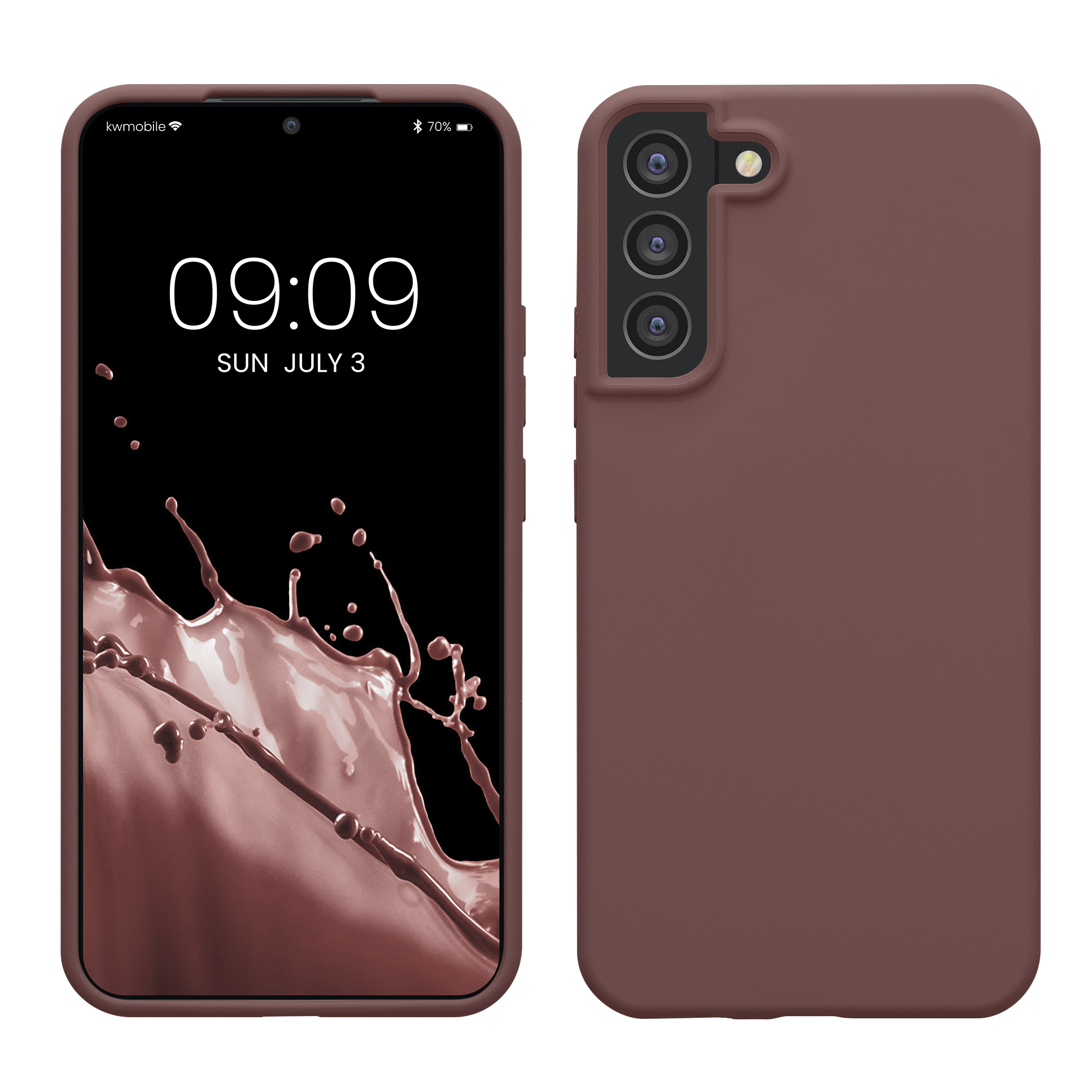 Kryt na mobil Galaxy S22+ kwmobile hroznově fialová
