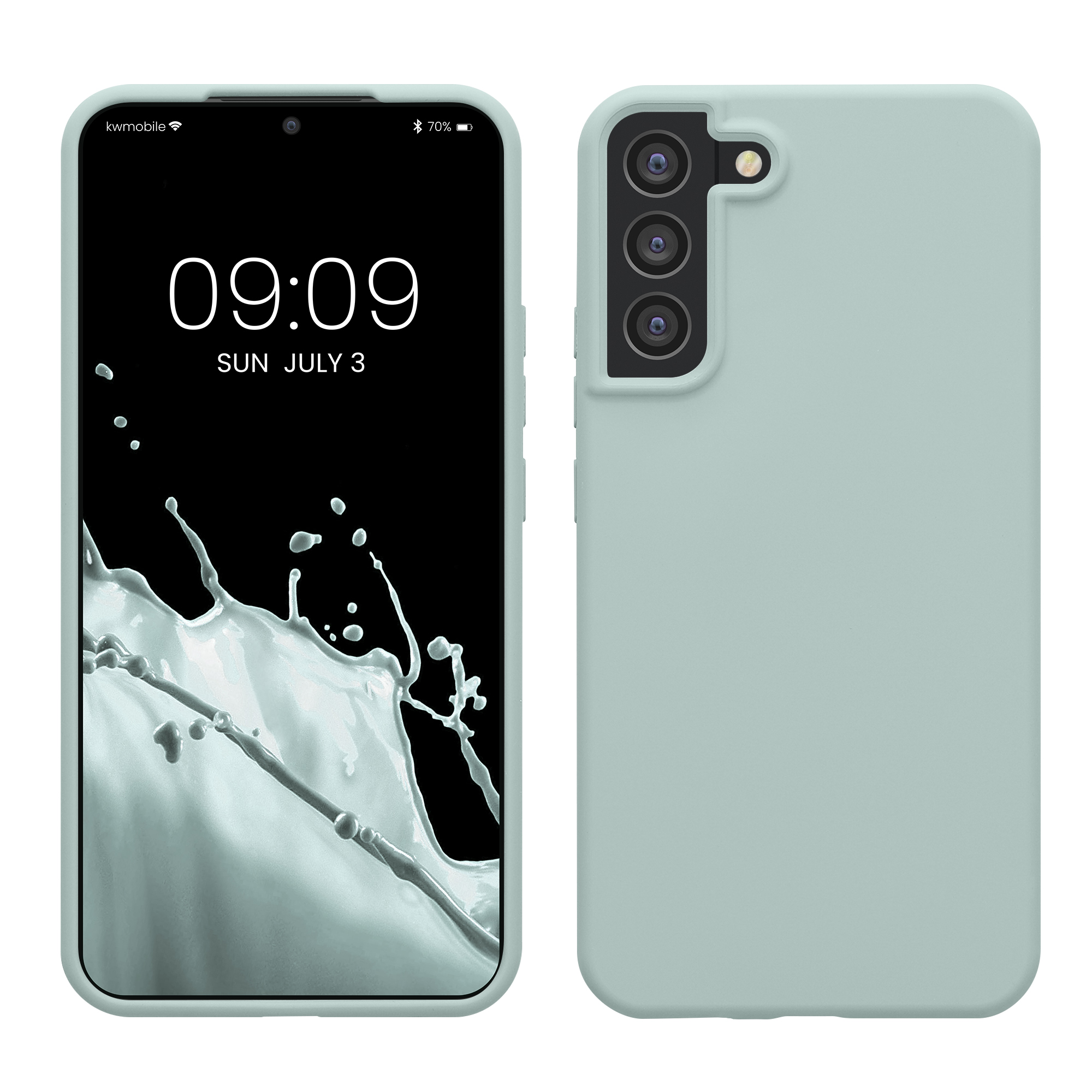 Kryt na mobil Galaxy S22+ kwmobile mátová Cool Mint