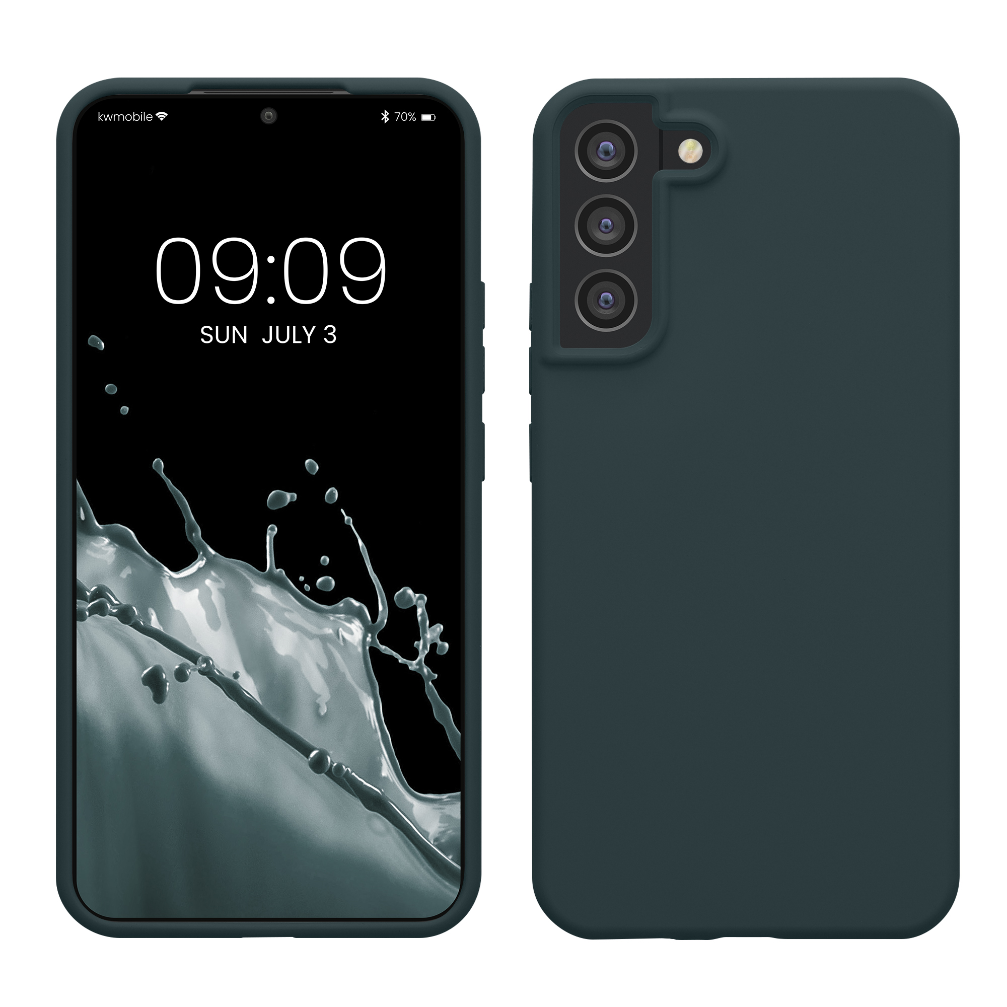 Kryt na mobil Galaxy S22+ kwmobile tmavě šedá Dark Slate