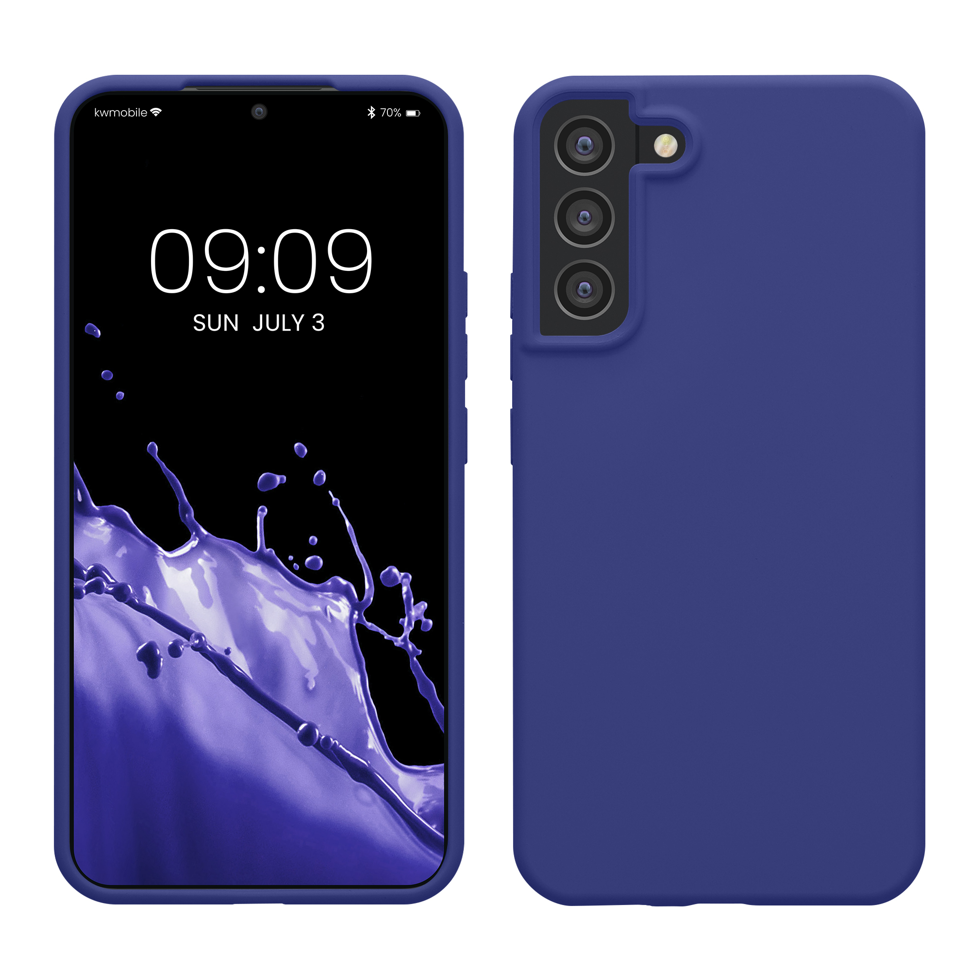 Pouzdro pro Samsung Galaxy S22 Plus kwmobile silikonové - modrofialová