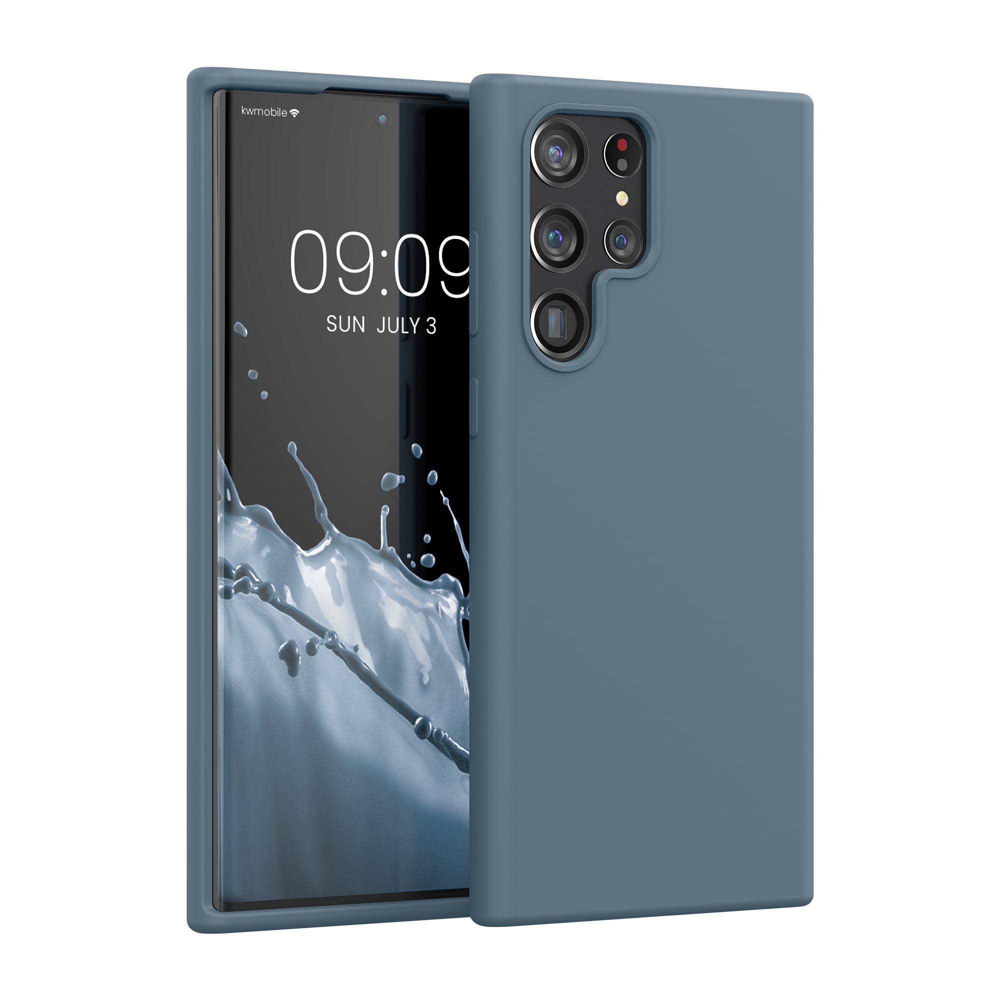 Kryt na mobil Galaxy S22 Ultra kwmobile Soft Cover tmavě šedá Dark Slate