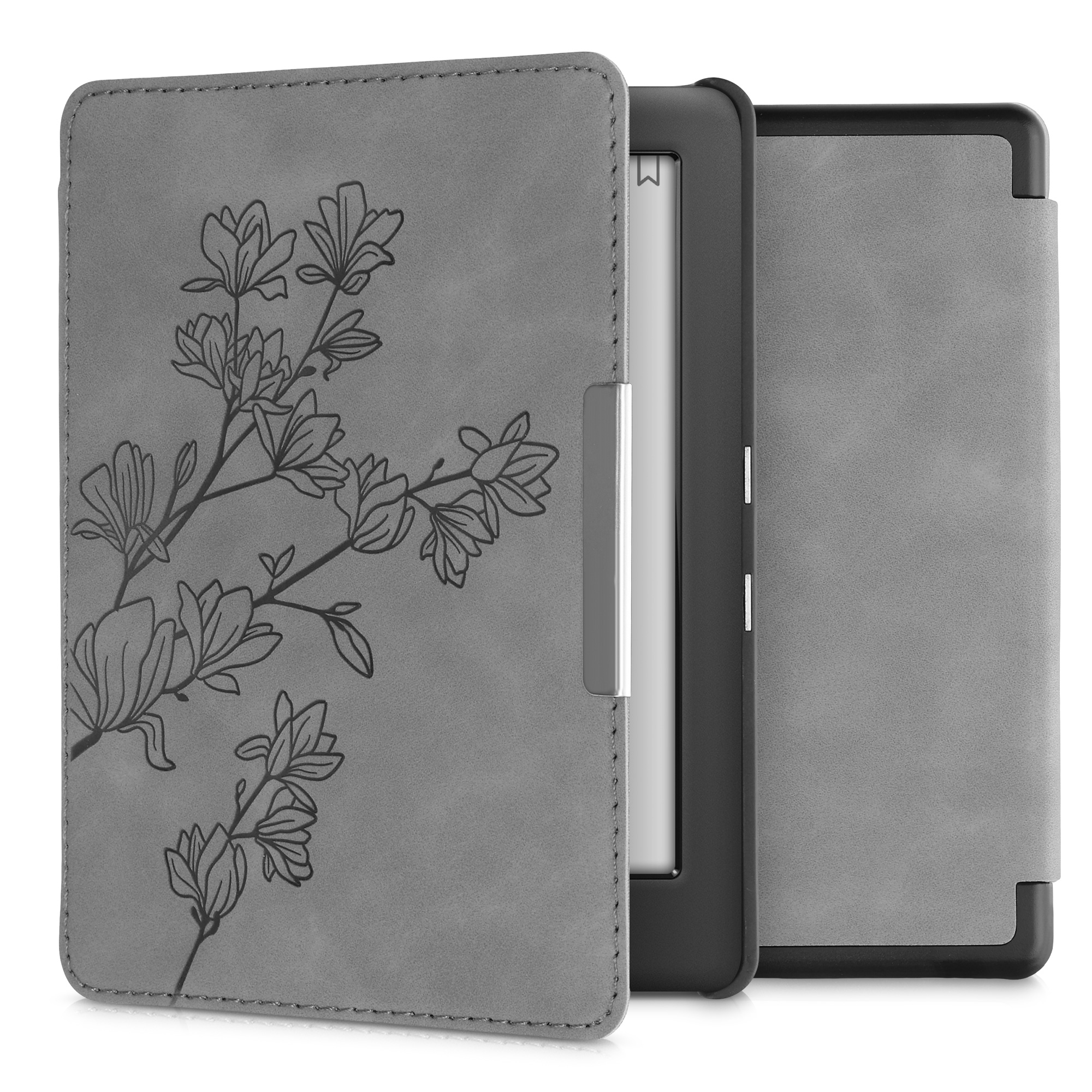Pouzdro na čtečku kwmobile pro Kobo Glo HD / Touch 2.0 - Magnolias Grey