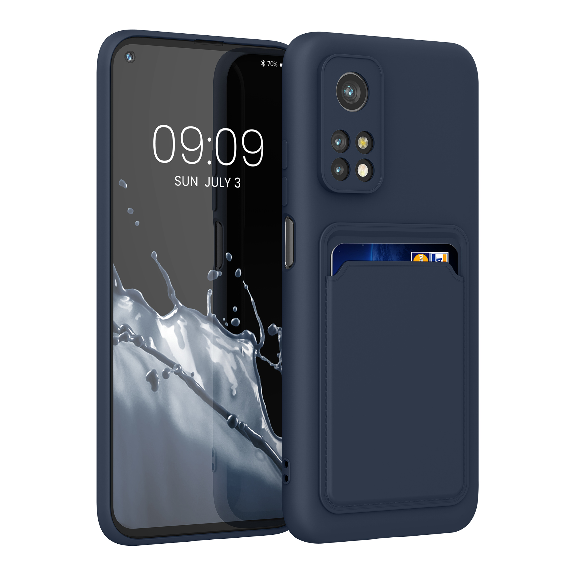 Kryt kwmobile Xiaomi Mi 10T / Mi 10T Pro, tmavě modrá