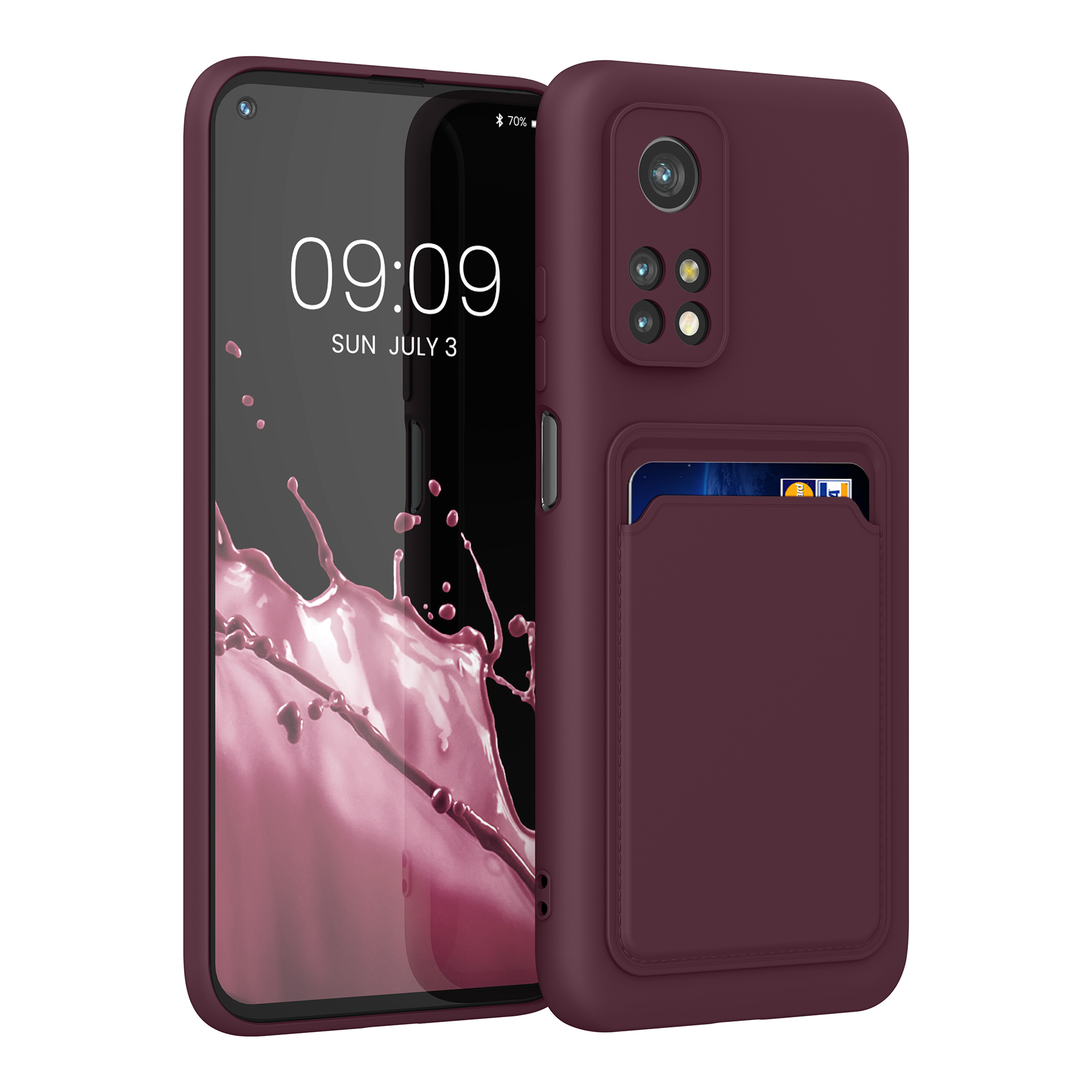 Kryt kwmobile Xiaomi Mi 10T / Mi 10T Pro, hnědočervená