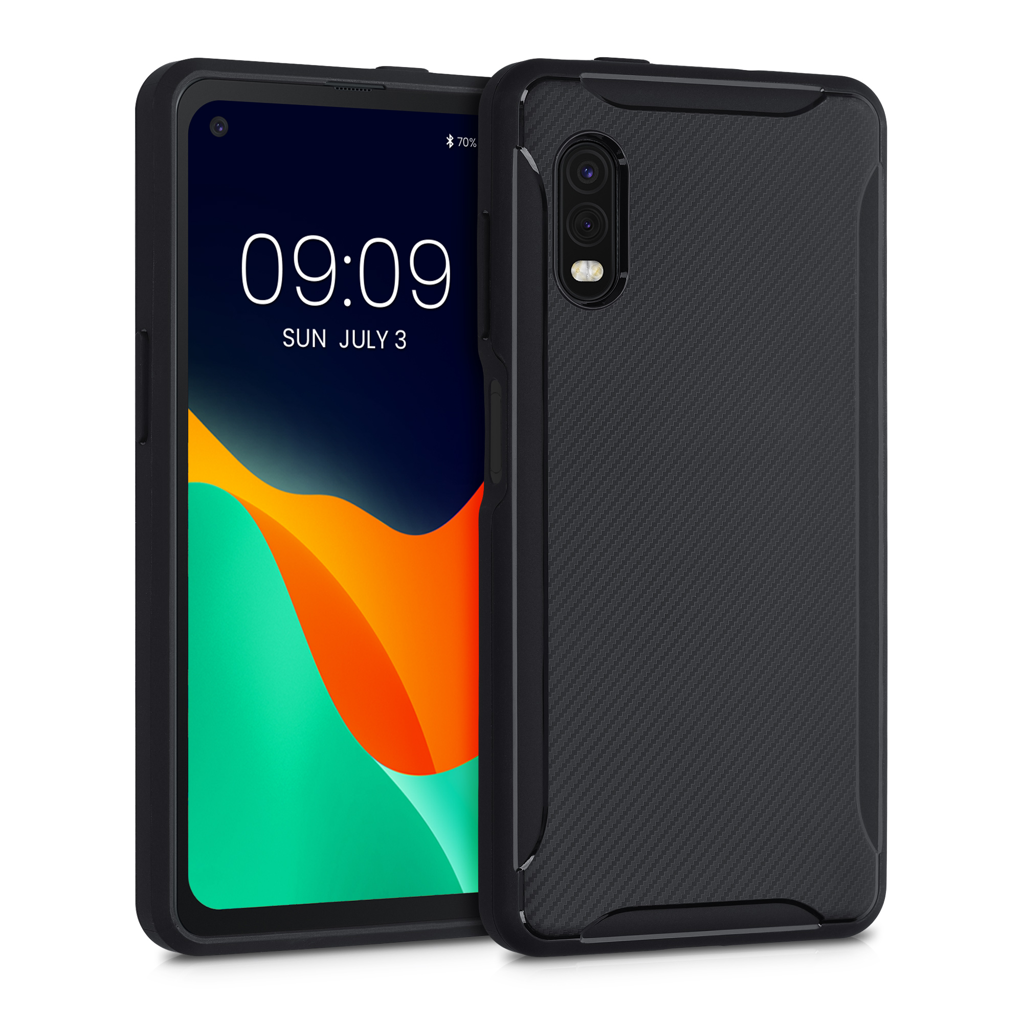 Kryt kwmobile pro Samsung Galaxy Xcover Pro - karbonově černá