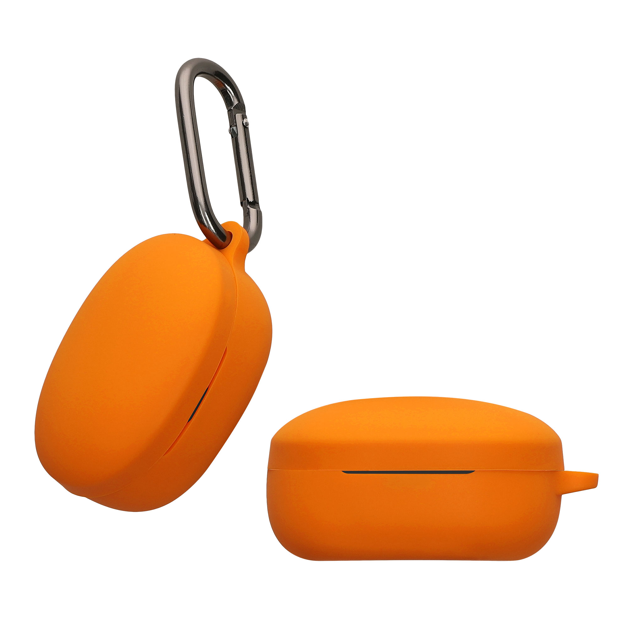 Obal pro Anker Soundcore Life P2 mini kwmobile s karabinou silikonové - oranžová