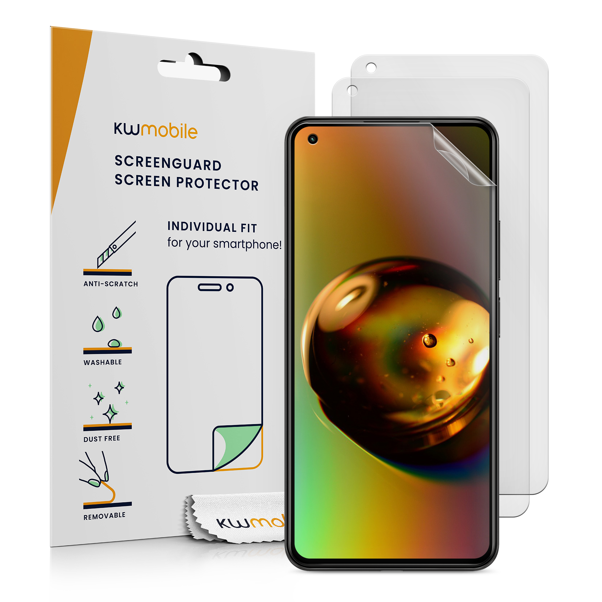 Ochranná fólie Xiaomi 11 Lite NE kwmobile 3ks matná