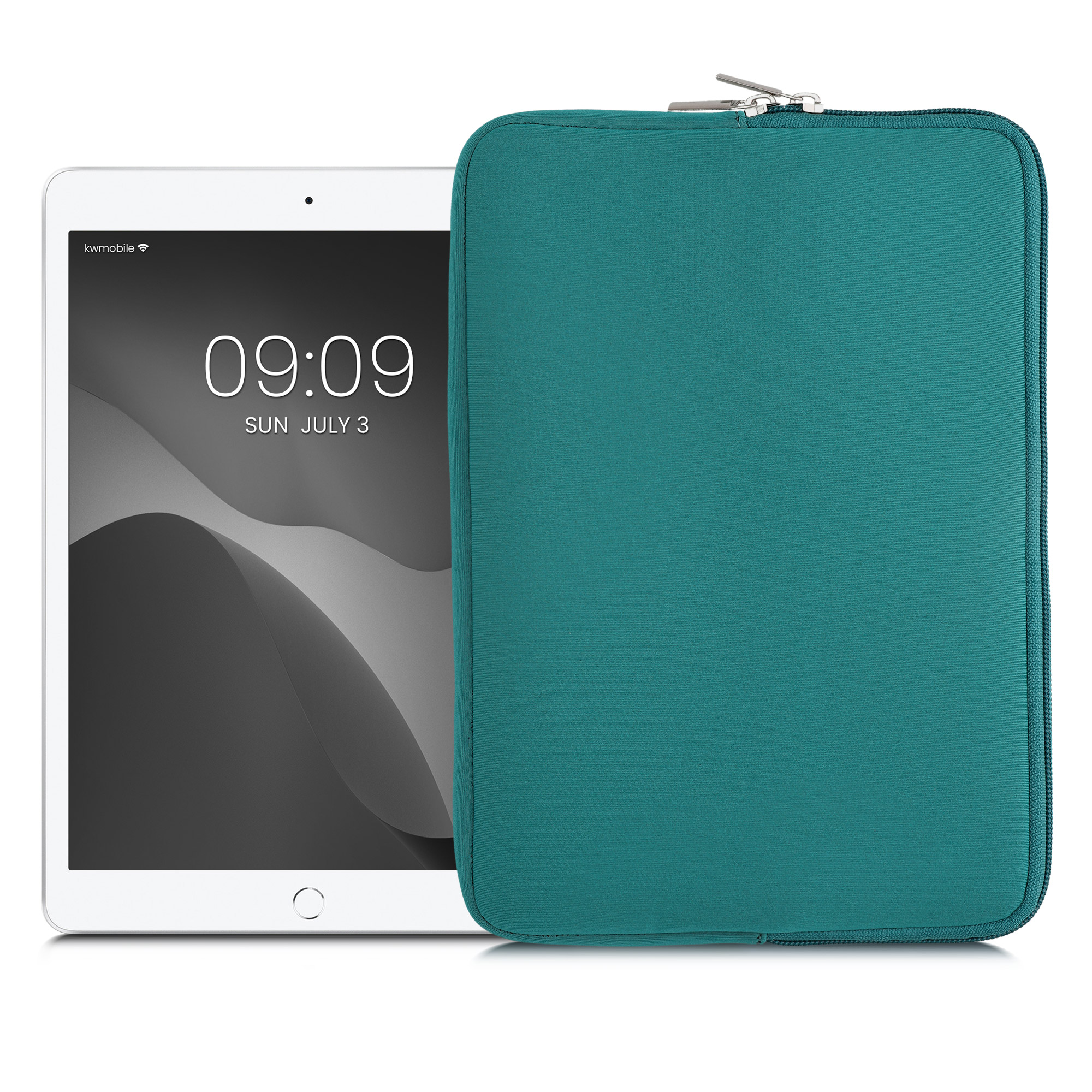 Neoprenové pouzdro tablet kwmobile 9,7"-11"" petrolejová