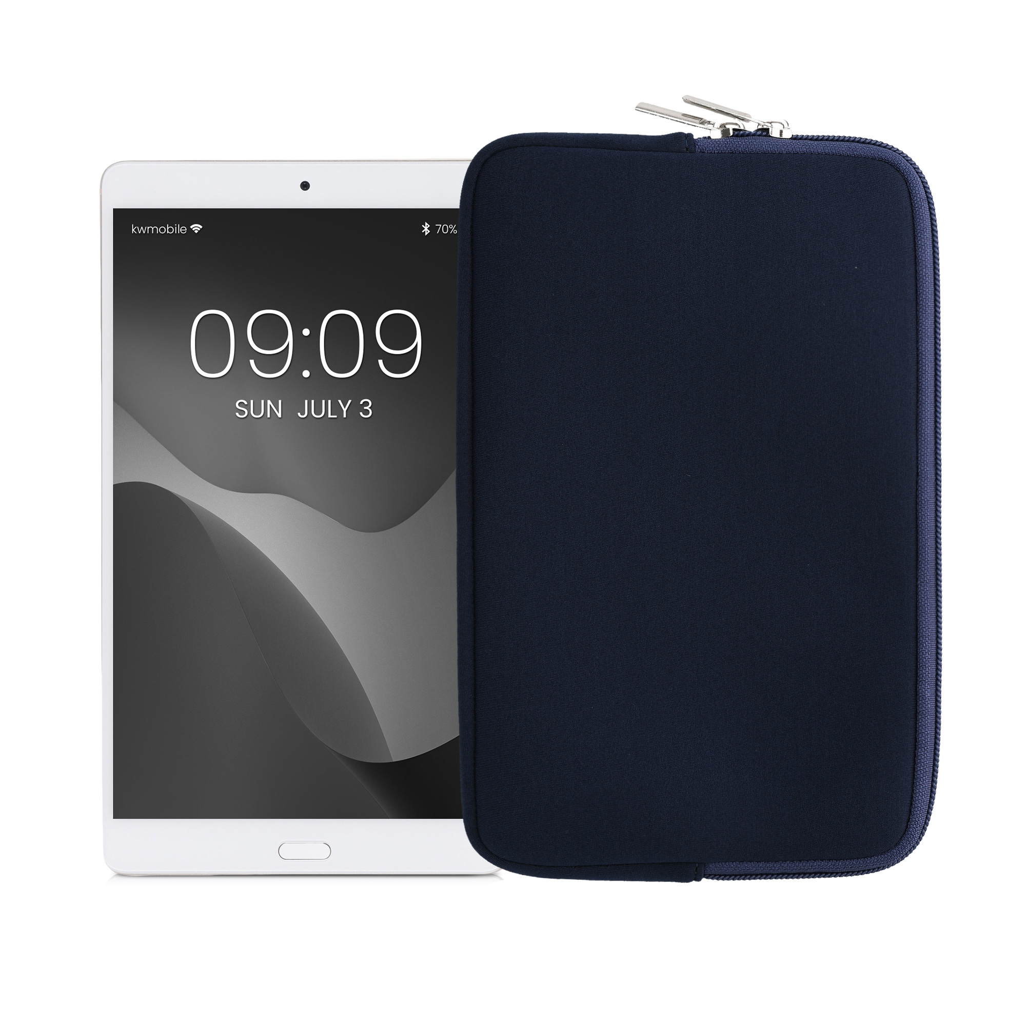 Neoprenové pouzdro tablet kwmobile 8"-8,4"" tmavě modrá