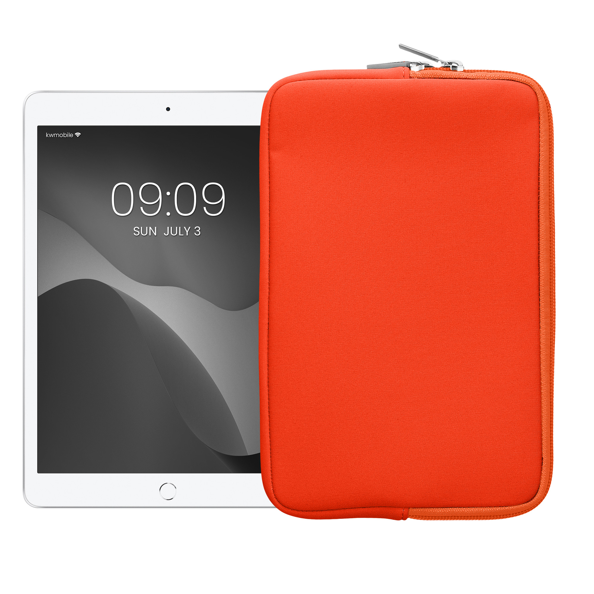 Neoprenové pouzdro tablet kwmobile 8"-8,4"" oranžová
