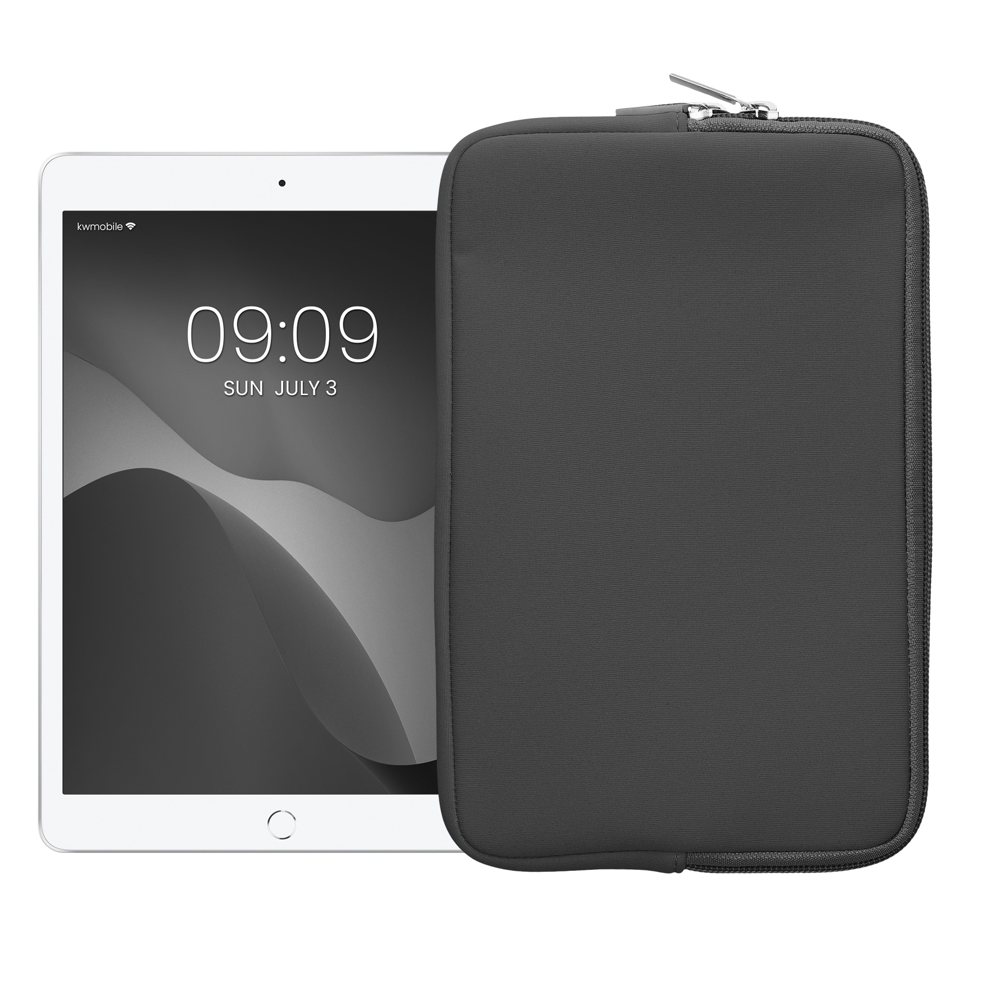 Neoprenové pouzdro tablet kwmobile 8"-8,4"" šedá