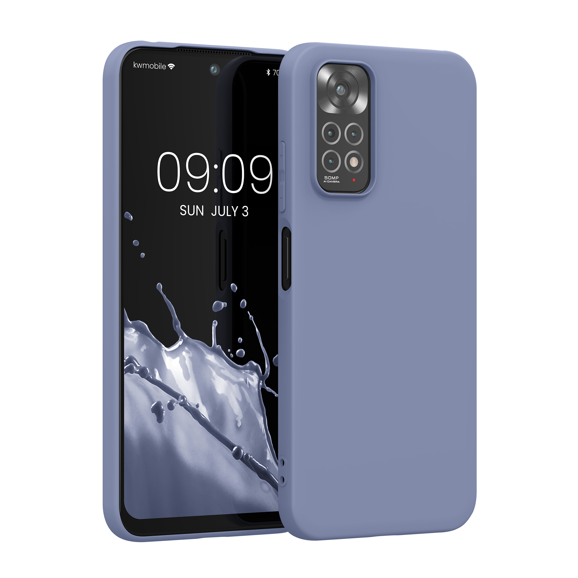 Kryt Xiaomi Redmi Note 11 silikonový TPU modrá kwmobile