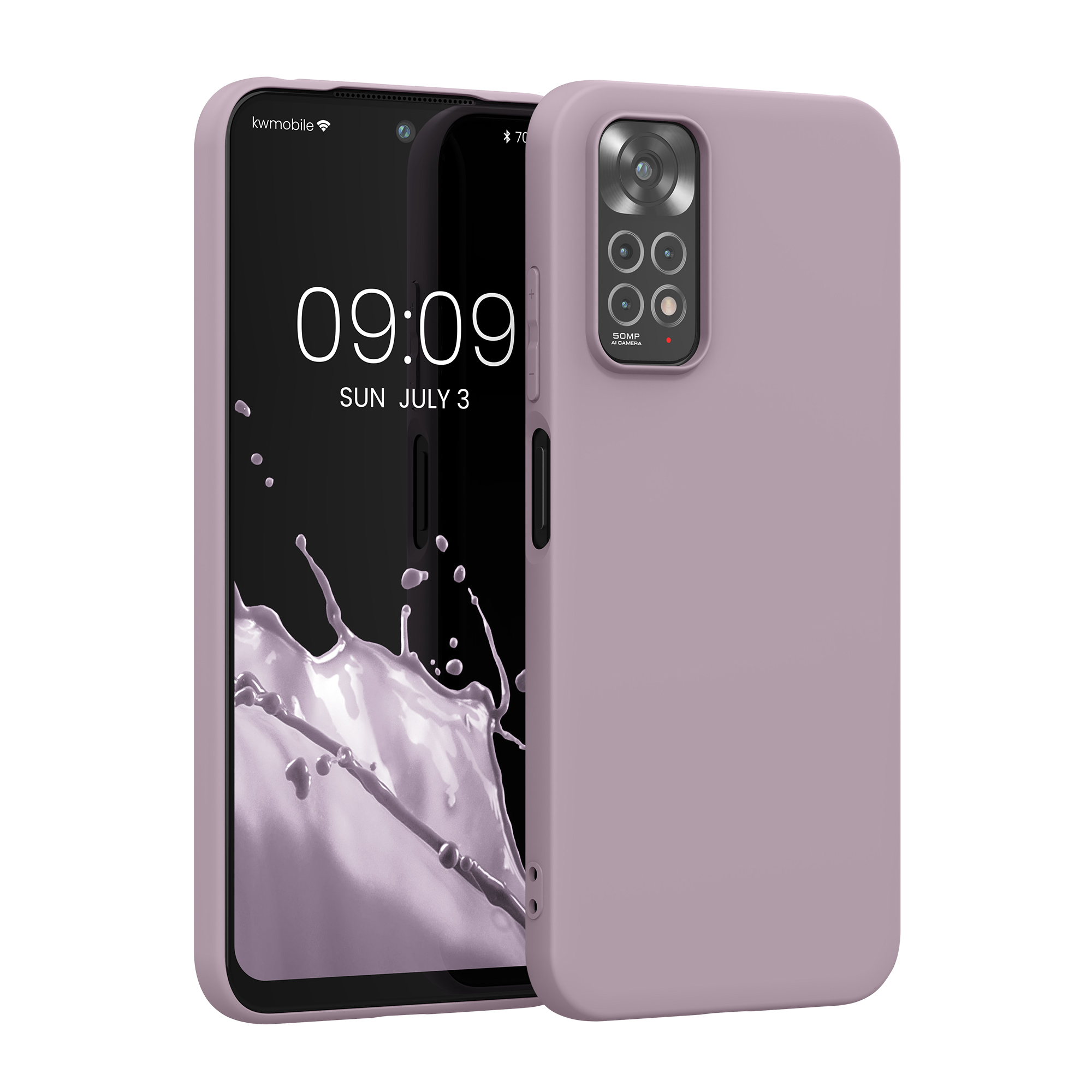 Kryt Xiaomi Redmi Note 11 silikonový TPU červená kwmobile