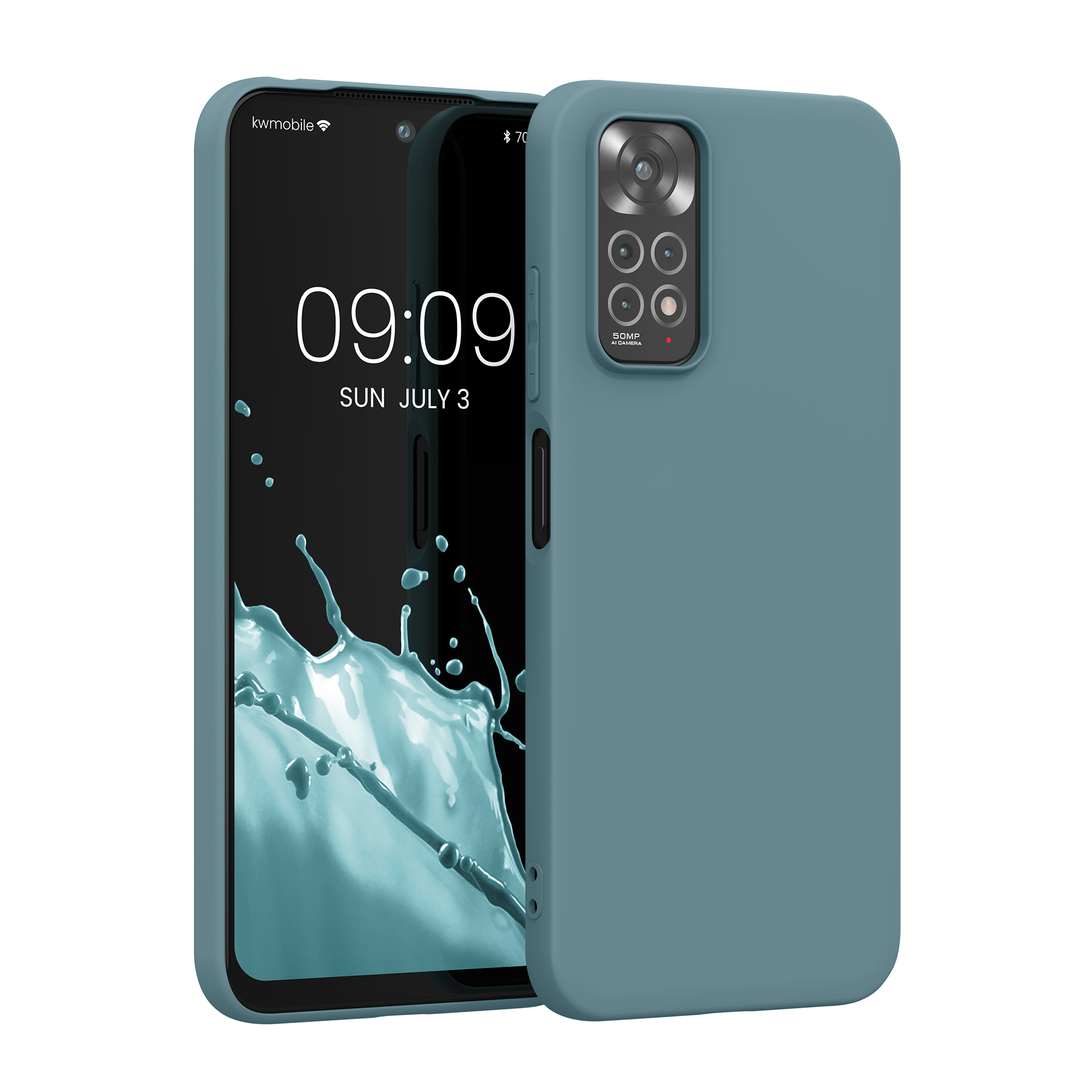 Kryt Xiaomi Redmi Note 11 silikonový TPU červená kwmobile