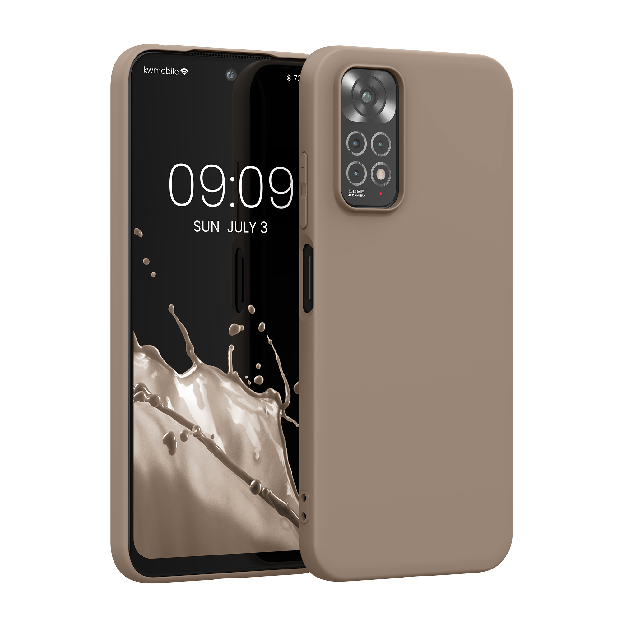 Kryt Xiaomi Redmi Note 11 silikonový TPU červená kwmobile