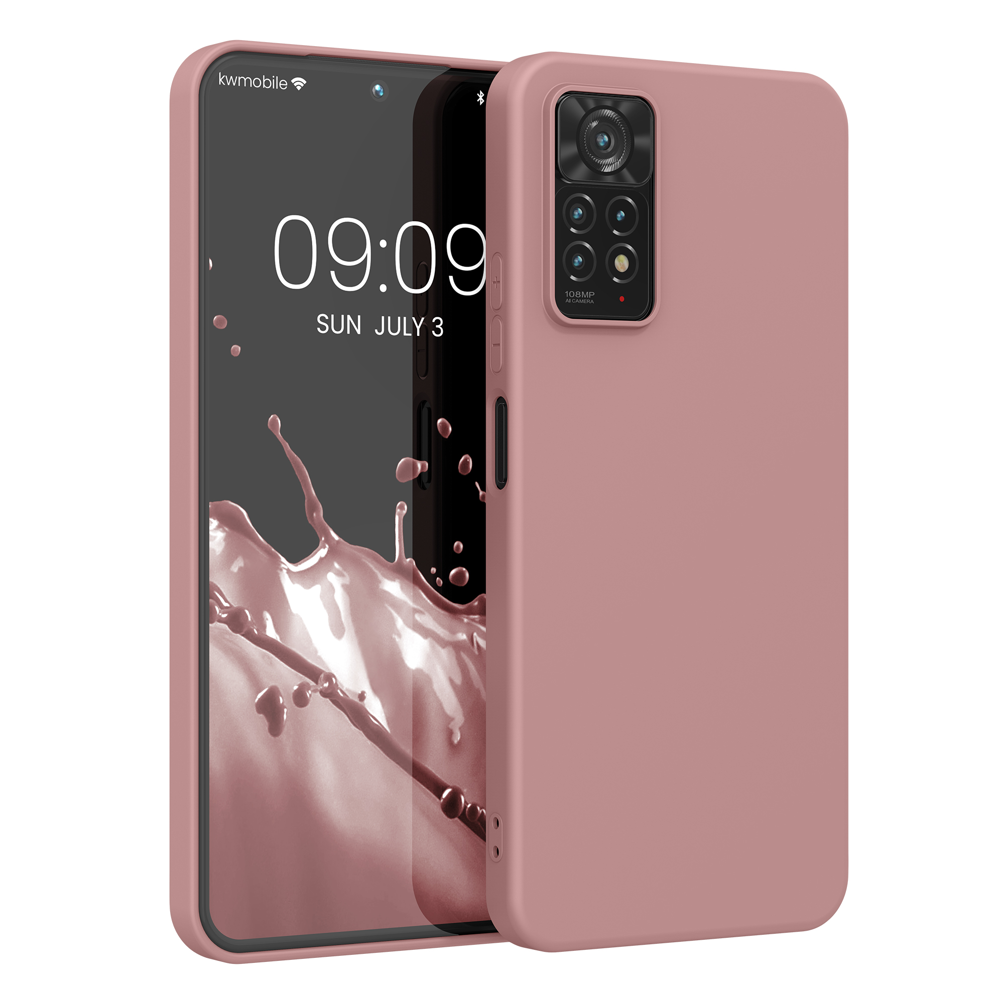 Kryt Xiaomi Redmi Note 11 Pro silikonový TPU červená kwmobile