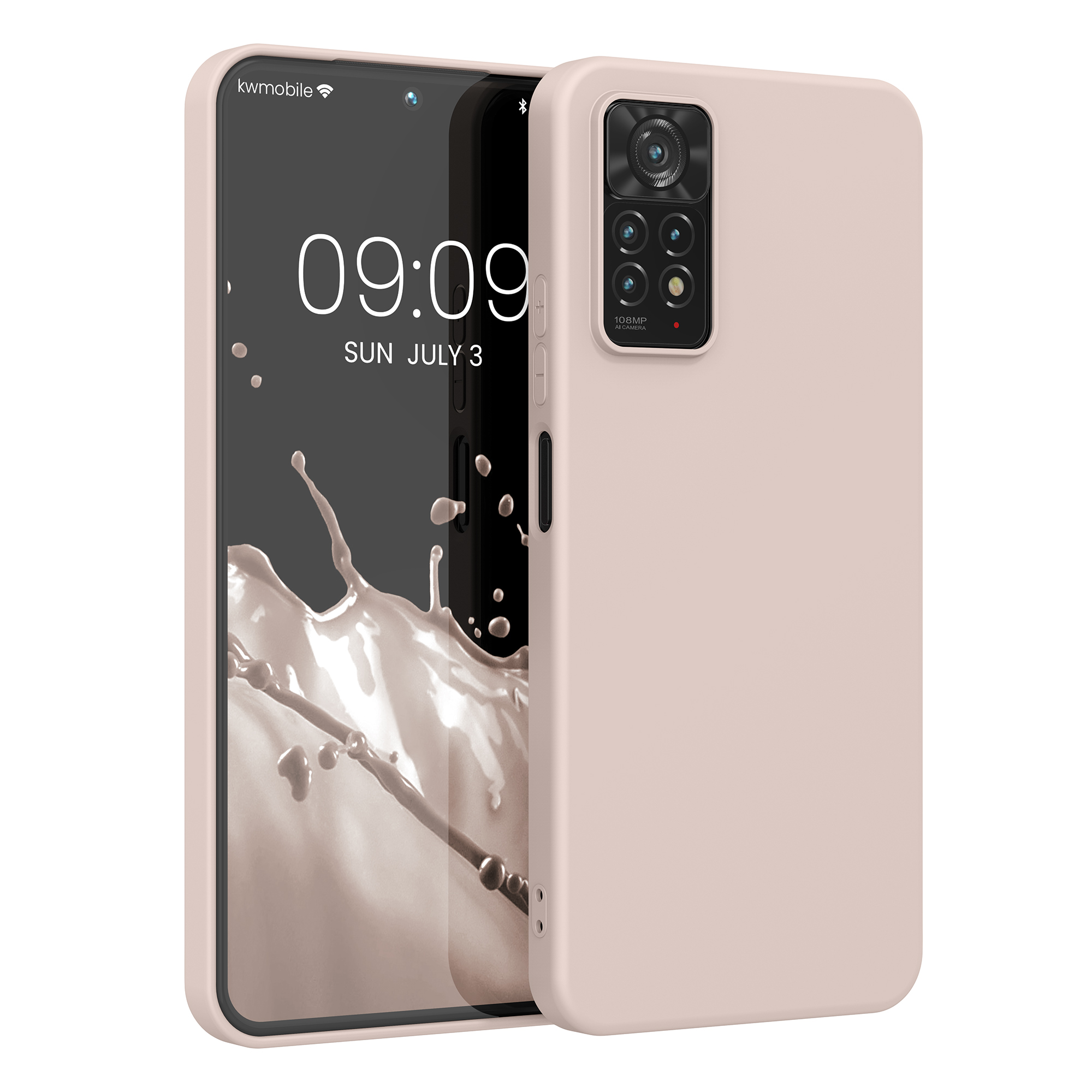 Kryt Xiaomi Redmi Note 11 Pro silikonový TPU kokosová - vícebarevná kwmobile