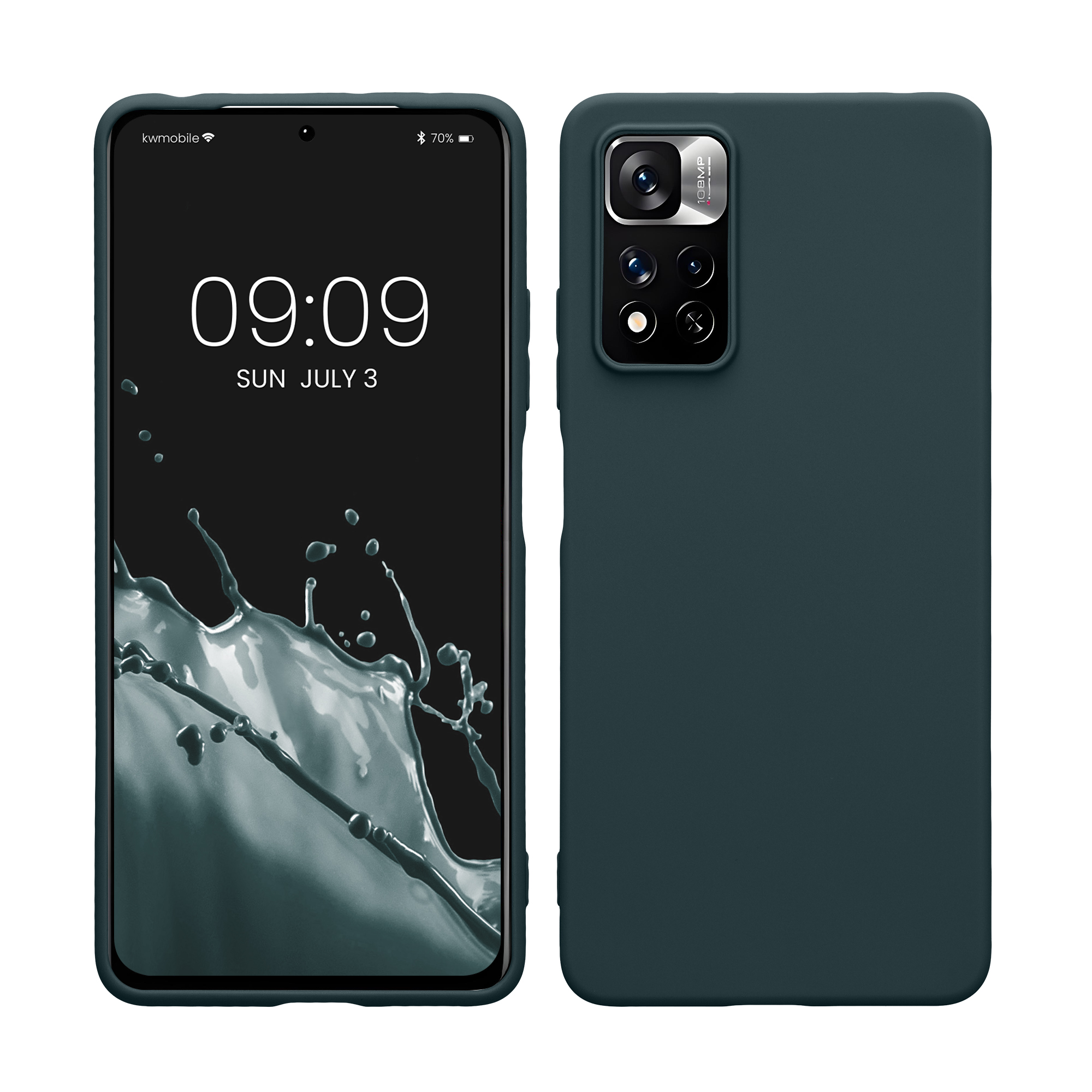 Kryt Xiaomi Redmi Note 11 Pro silikonový TPU tmavá břidlice kwmobile