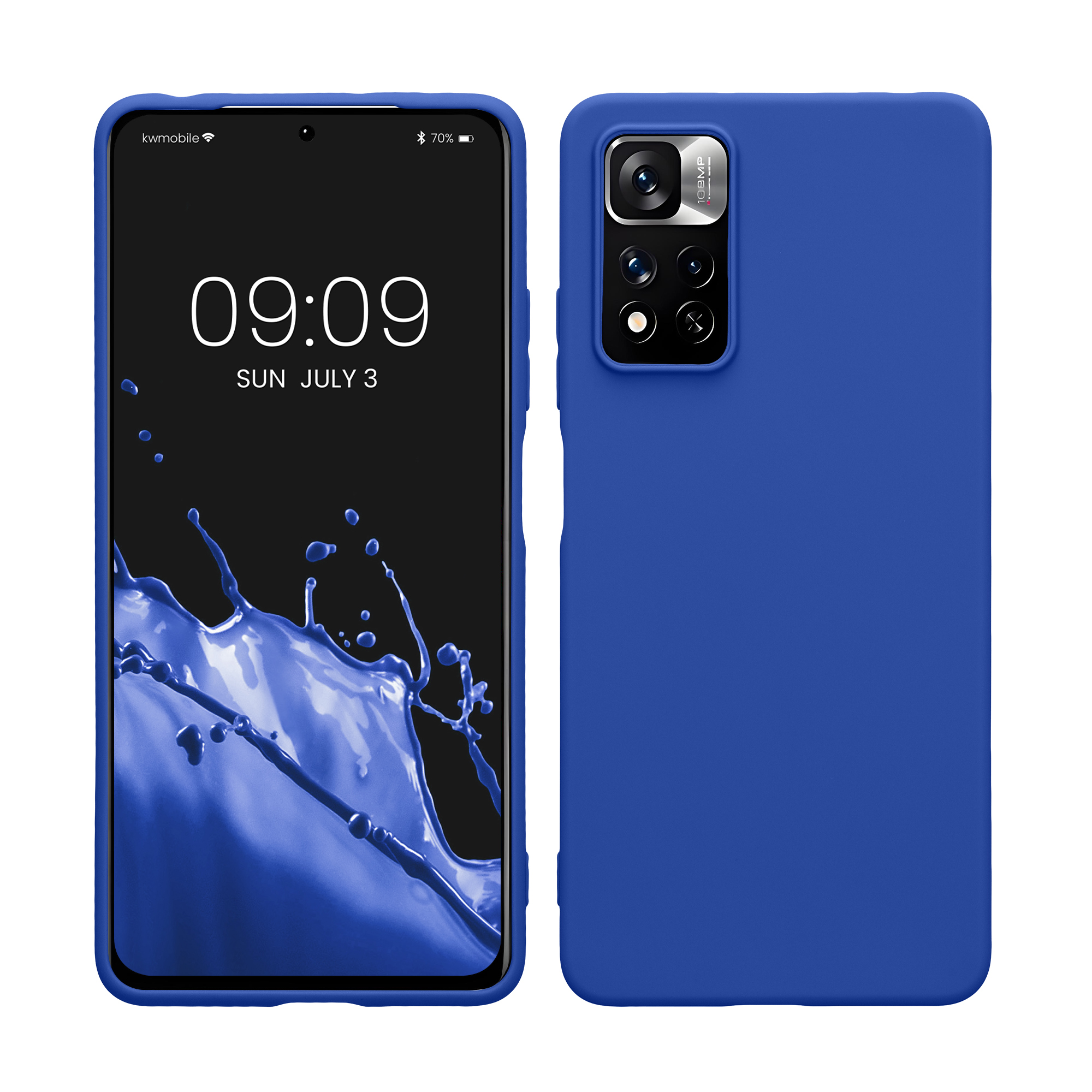 Kryt Xiaomi Redmi Note 11 Pro silikonový TPU modrá kwmobile