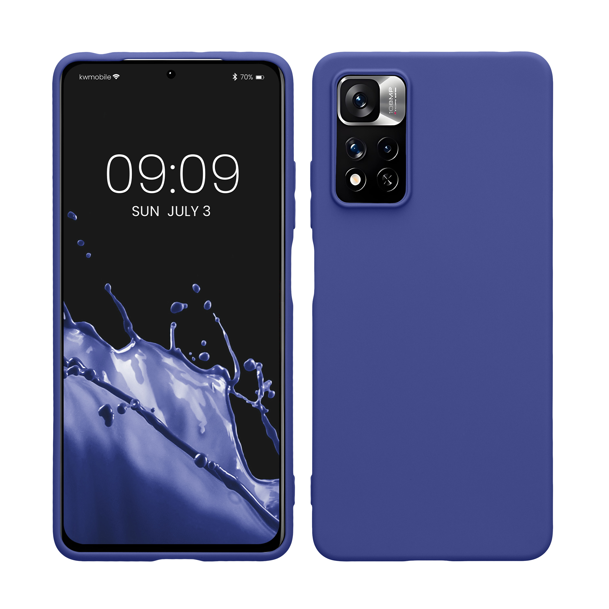 Kryt Xiaomi Redmi Note 11 Pro silikonový TPU modrá kwmobile