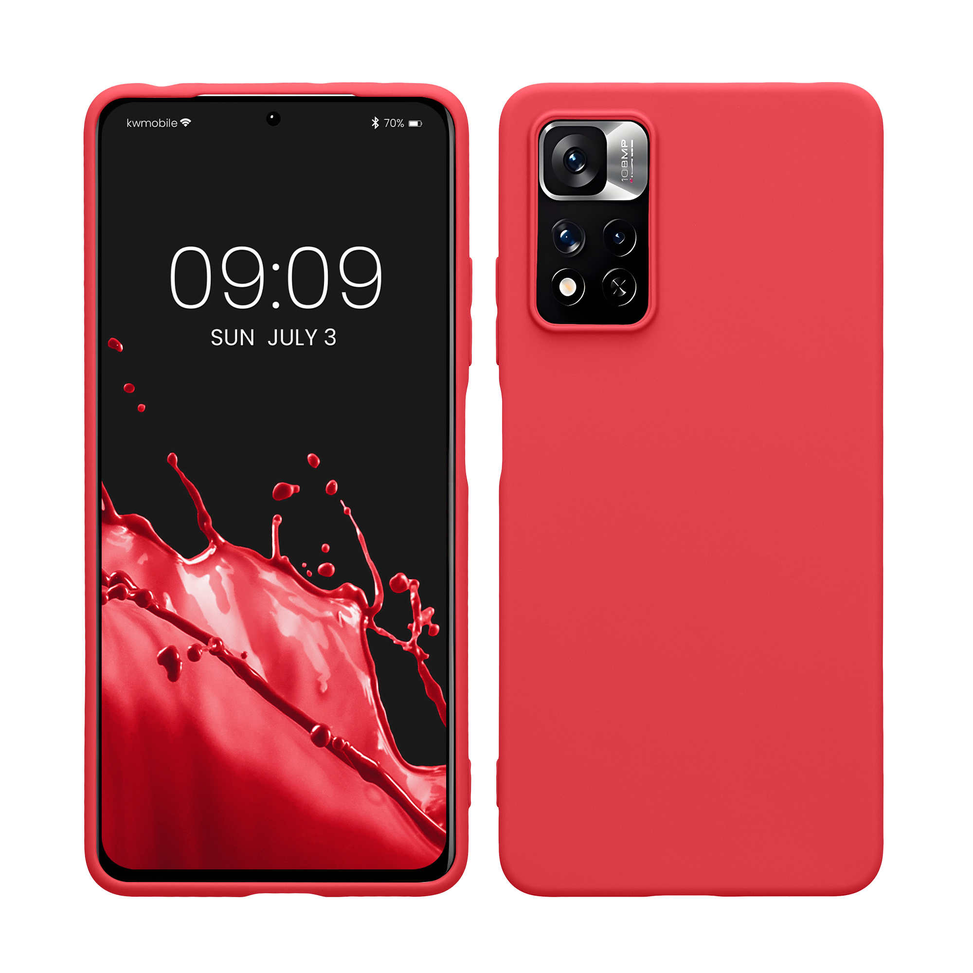 Kryt Xiaomi Redmi Note 11 Pro silikonový TPU růžová kwmobile